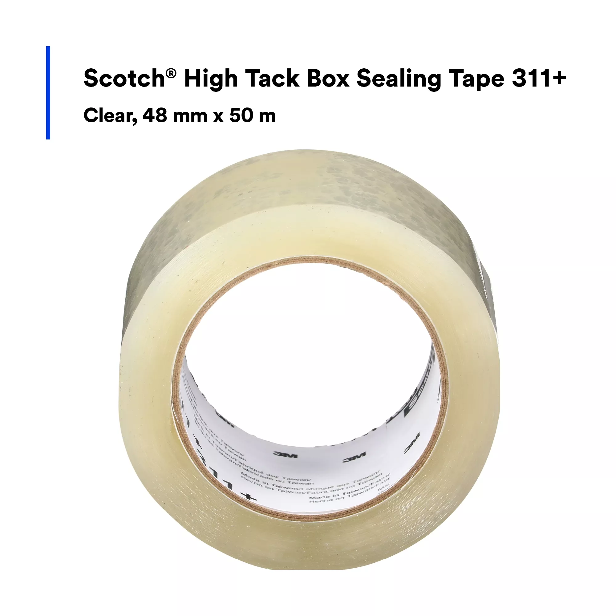 SKU 7100253843 | Scotch® High Tack Box Sealing Tape 311+
