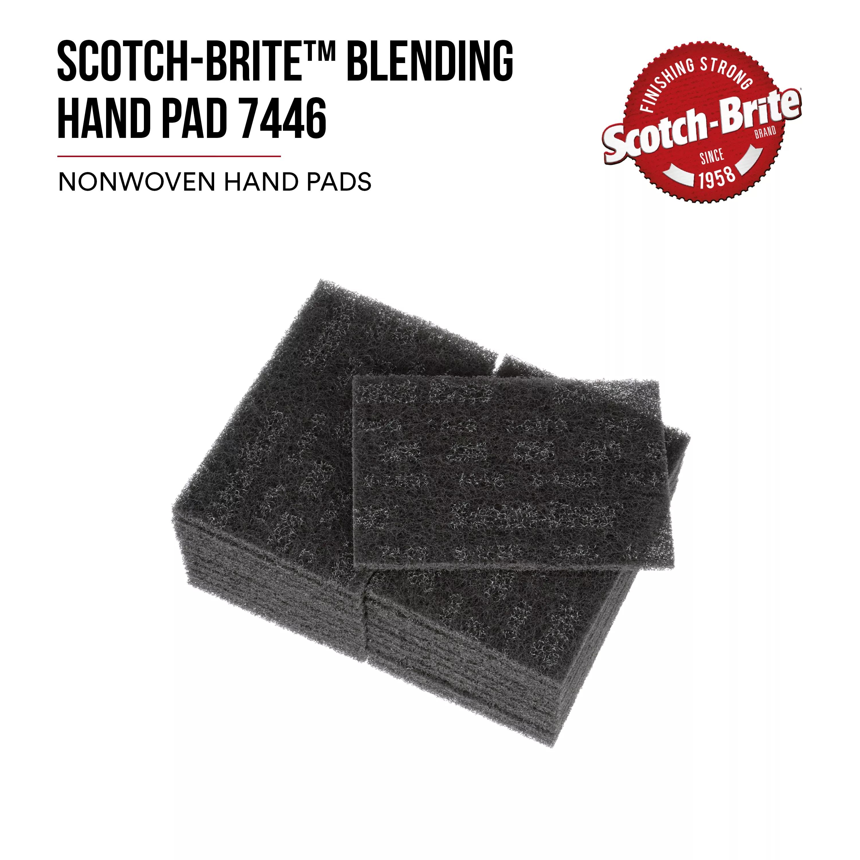 Product Number HP-HP 7446 | Scotch-Brite™ Blending Hand Pad 7446