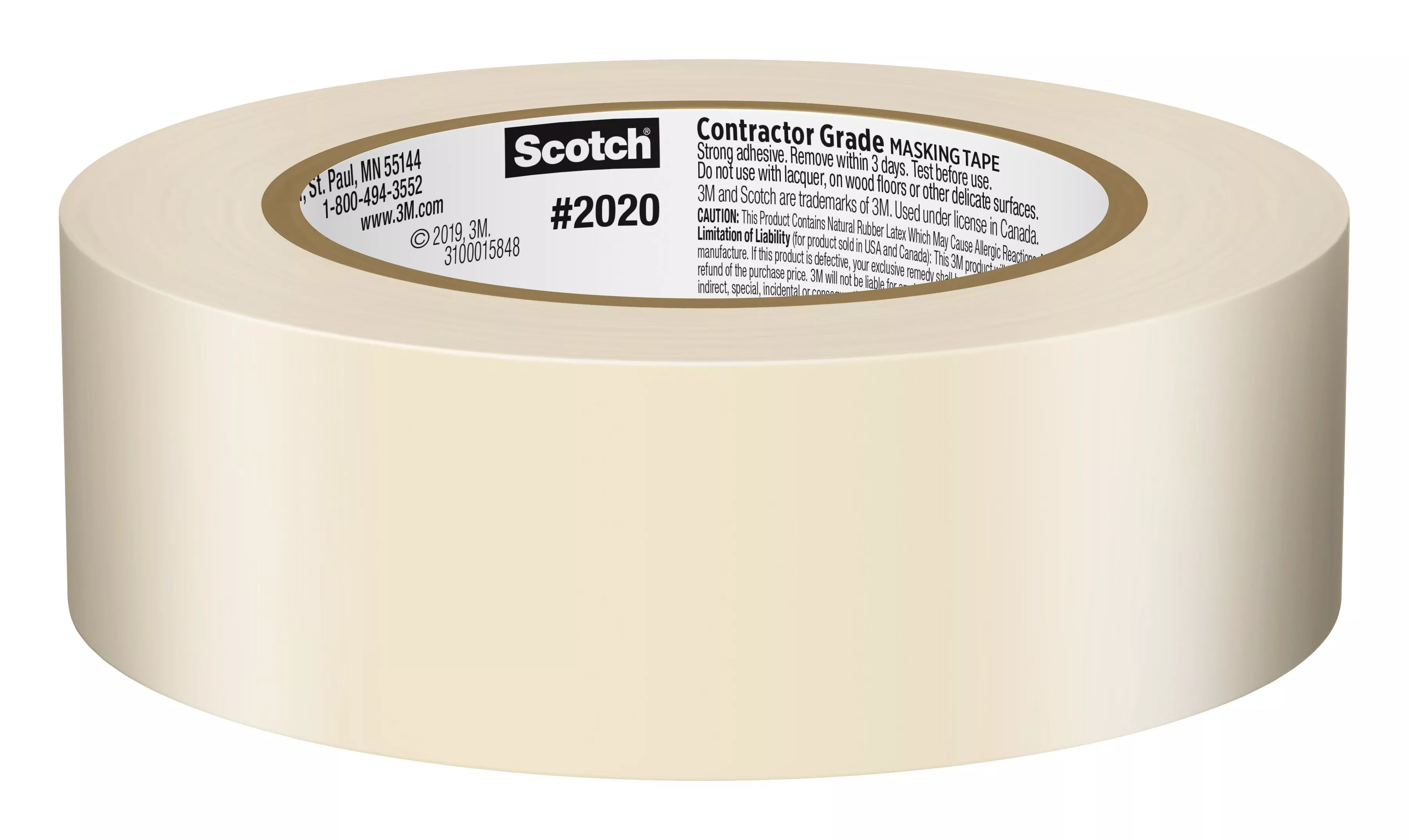 Product Number 2020 | Scotch®Contractor Grade Masking Tape 2020-36EP4