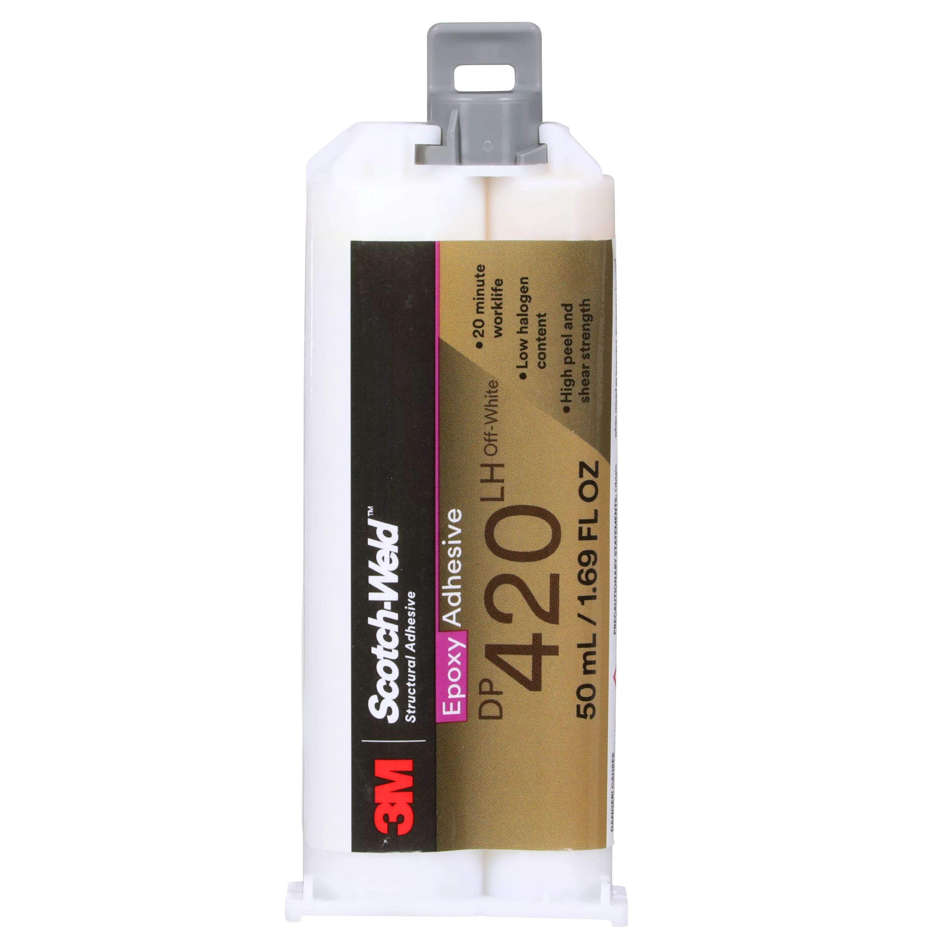 3M™ Scotch-Weld™ Epoxy Adhesive DP420, Off-White, 50 mL Duo-Pak, 12/Case