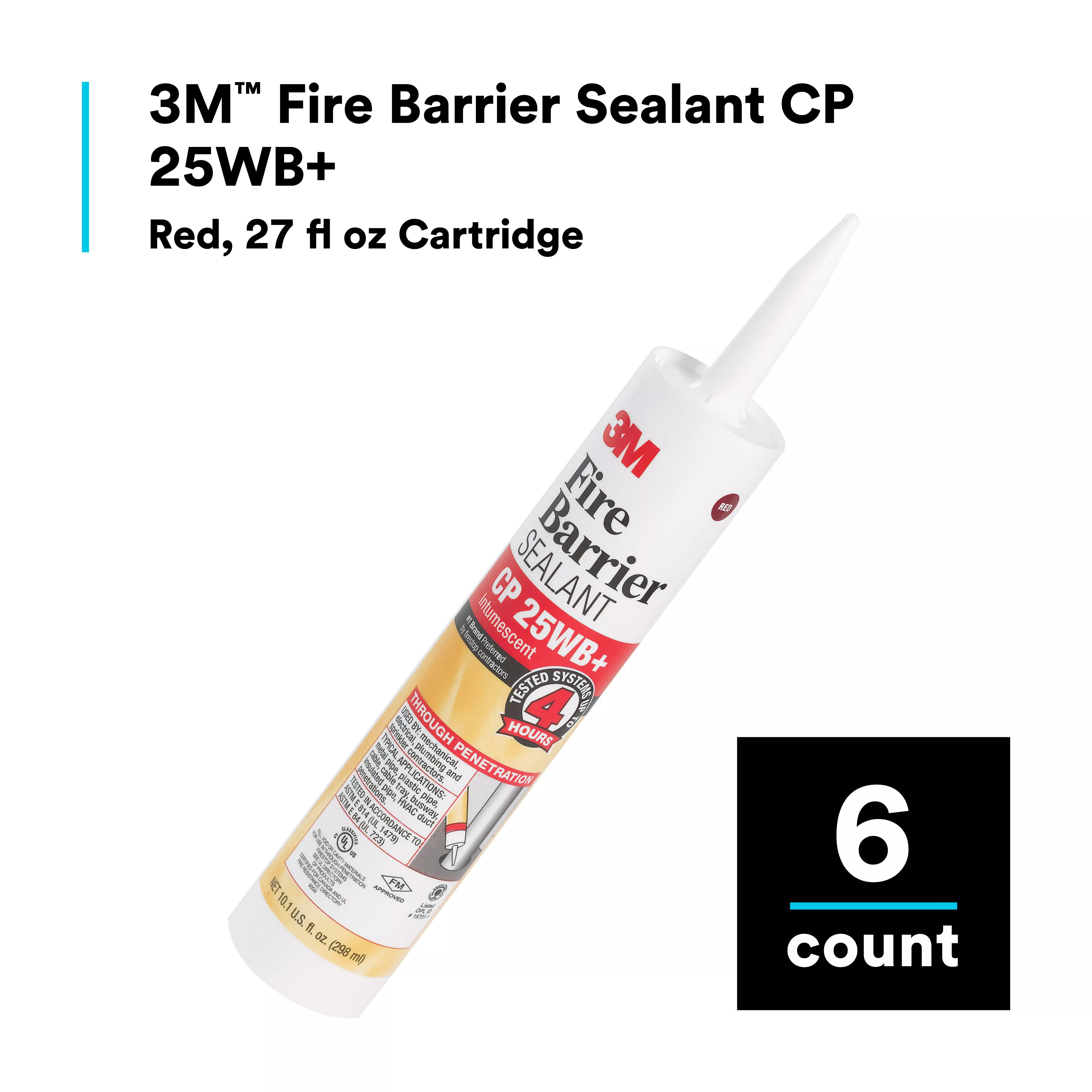 SKU 7000059394 | 3M™ Fire Barrier Sealant CP 25WB+