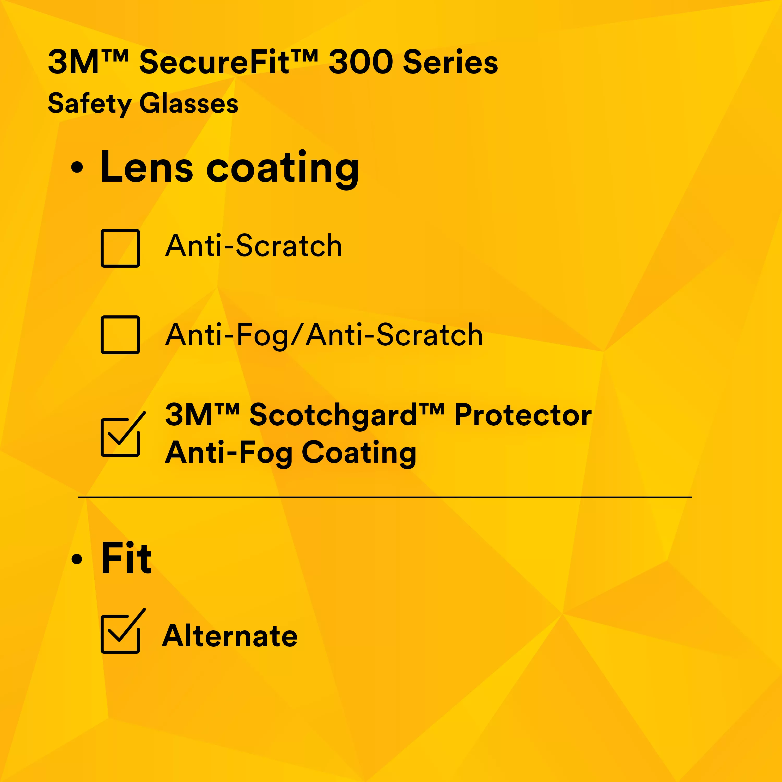 SKU 7100202278 | 3M™ SecureFit™ 300 Series