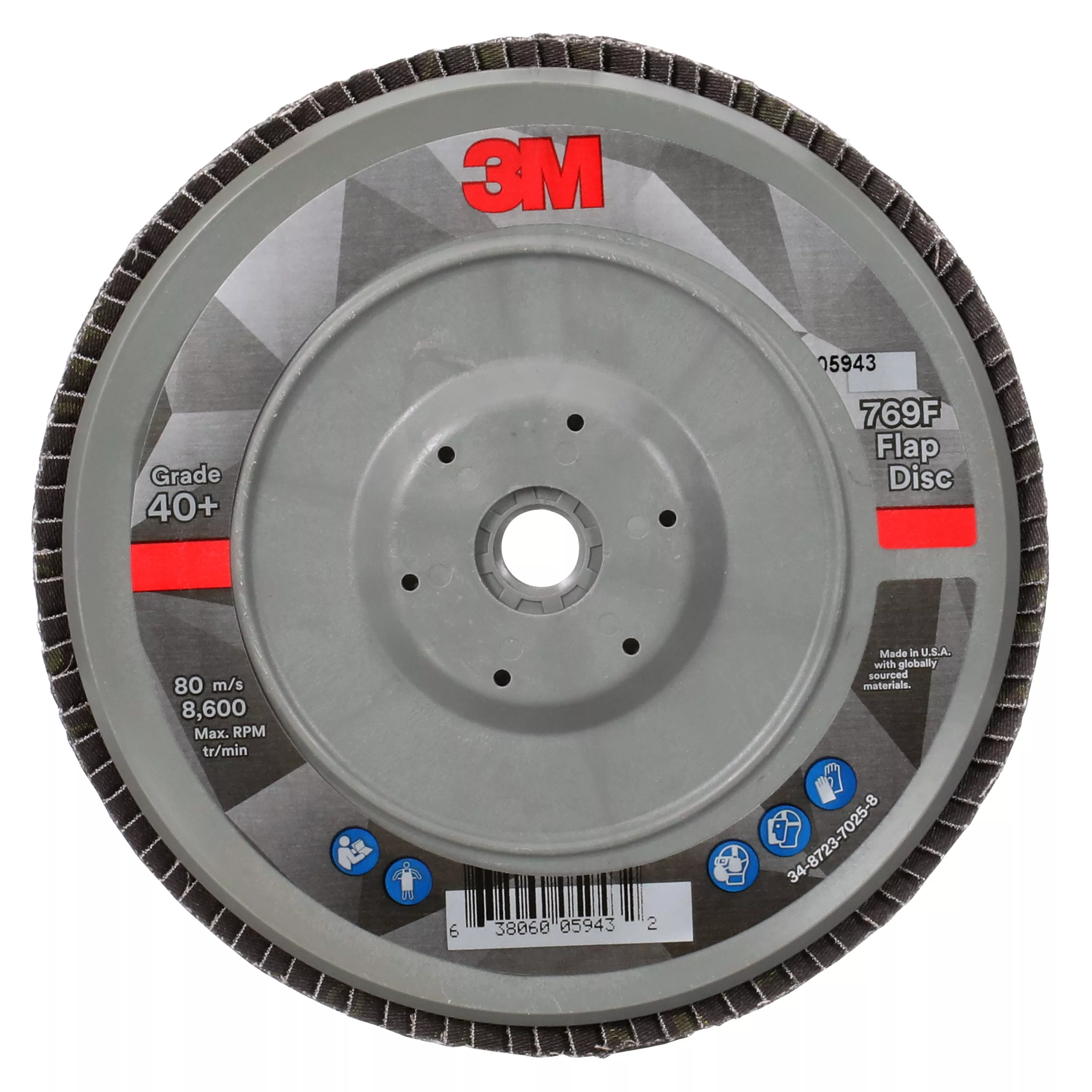 SKU 7100178192 | 3M™ Flap Disc 769F