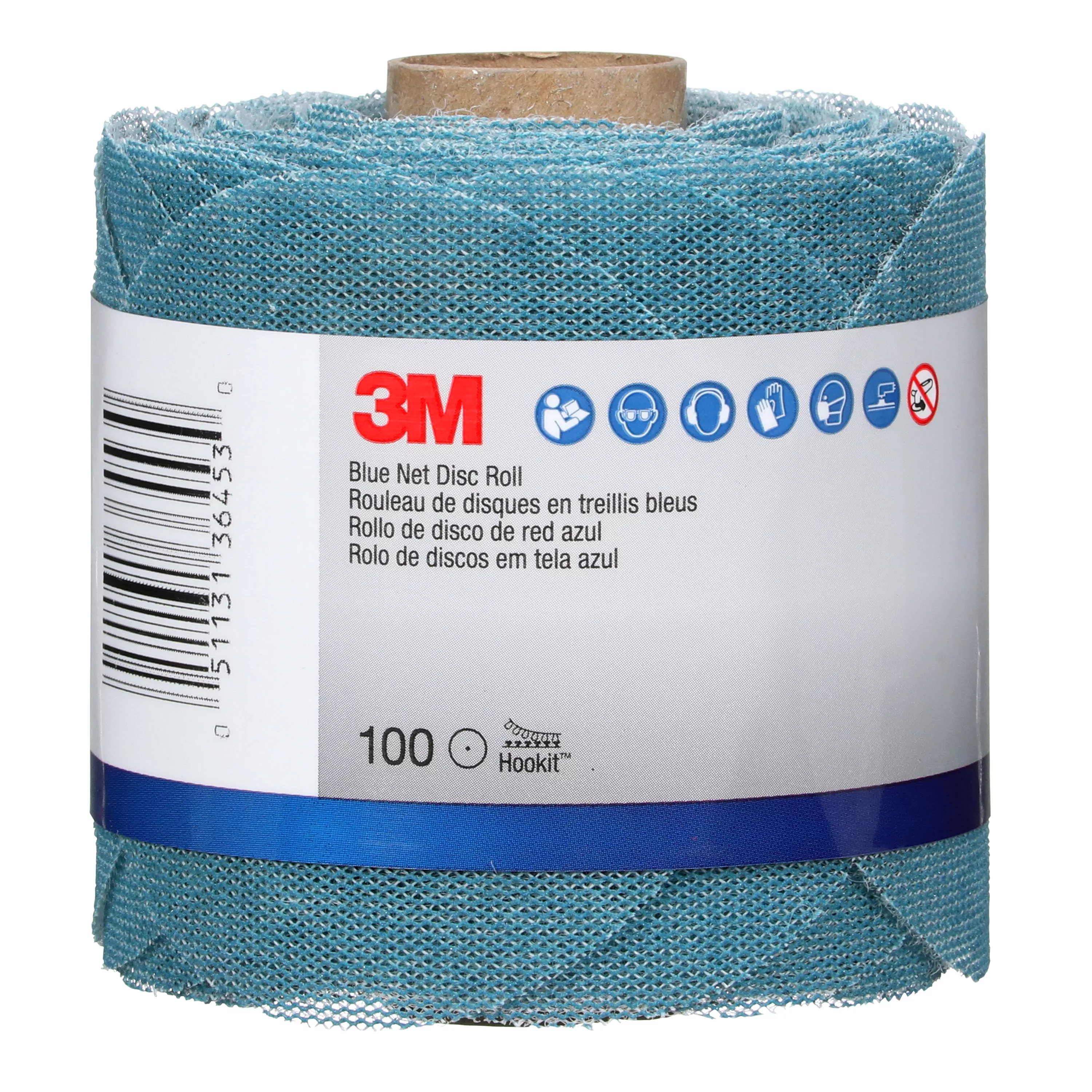 SKU 7100254368 | 3M™ Blue Net Disc Roll 36453