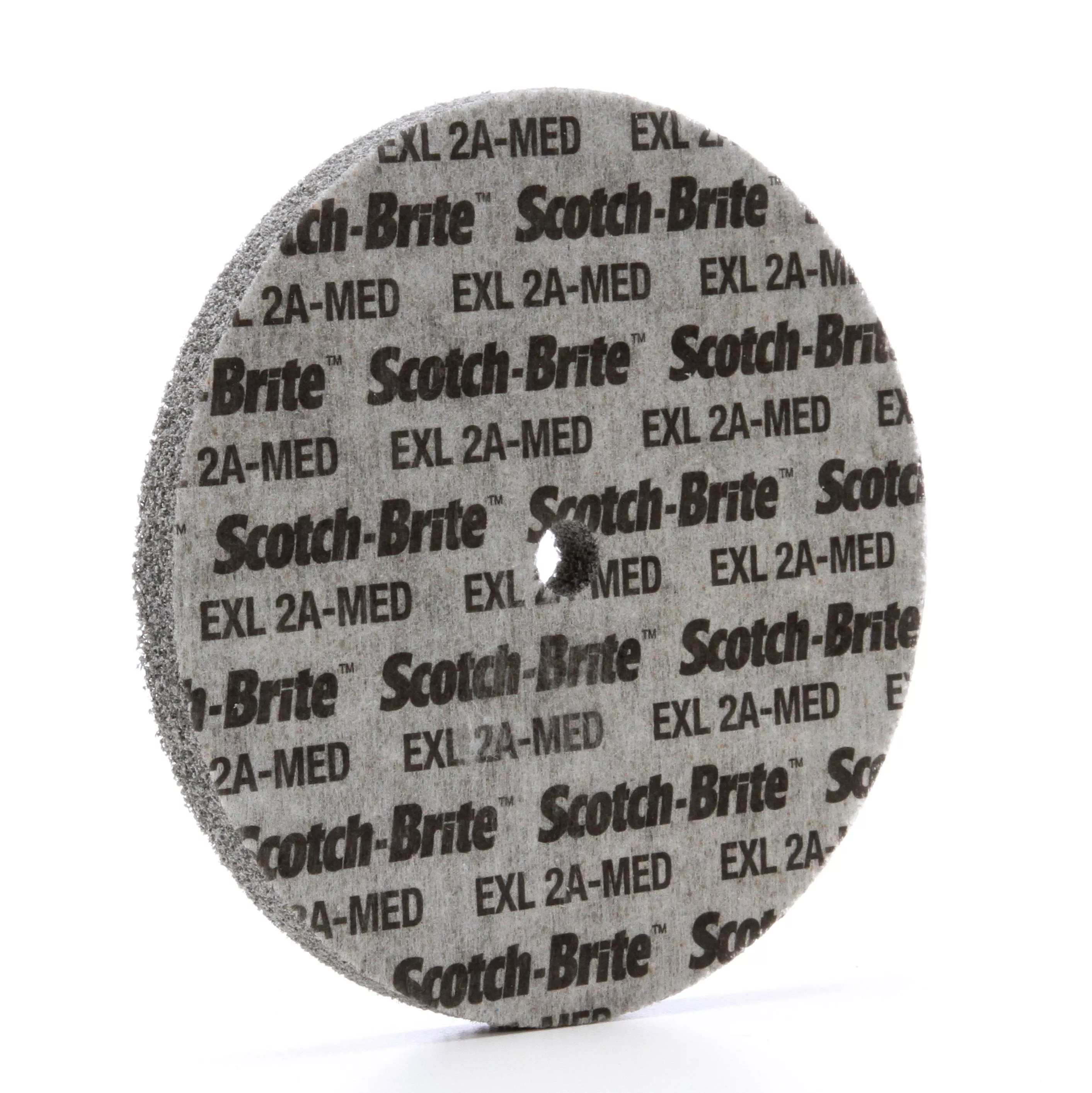 Scotch-Brite™ EXL Unitized Wheel, XL-UW, 2A Medium, 6 in x 1/2 in x 1/2
in, SPR21376A, 4 ea/Case, Custom