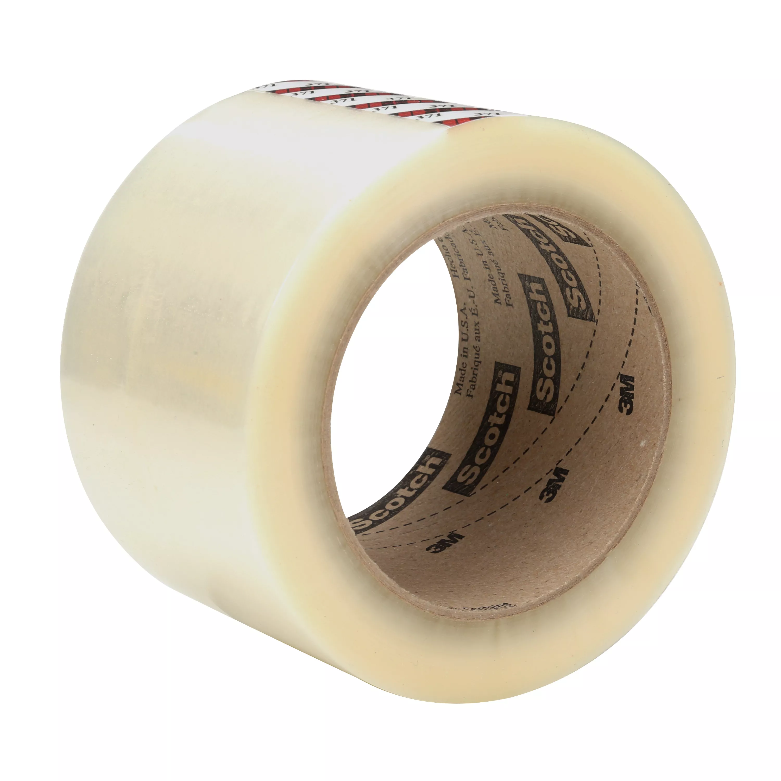 Scotch® Box Sealing Tape 371, Clear, 72 mm x 100 m, 24 Rolls/Case