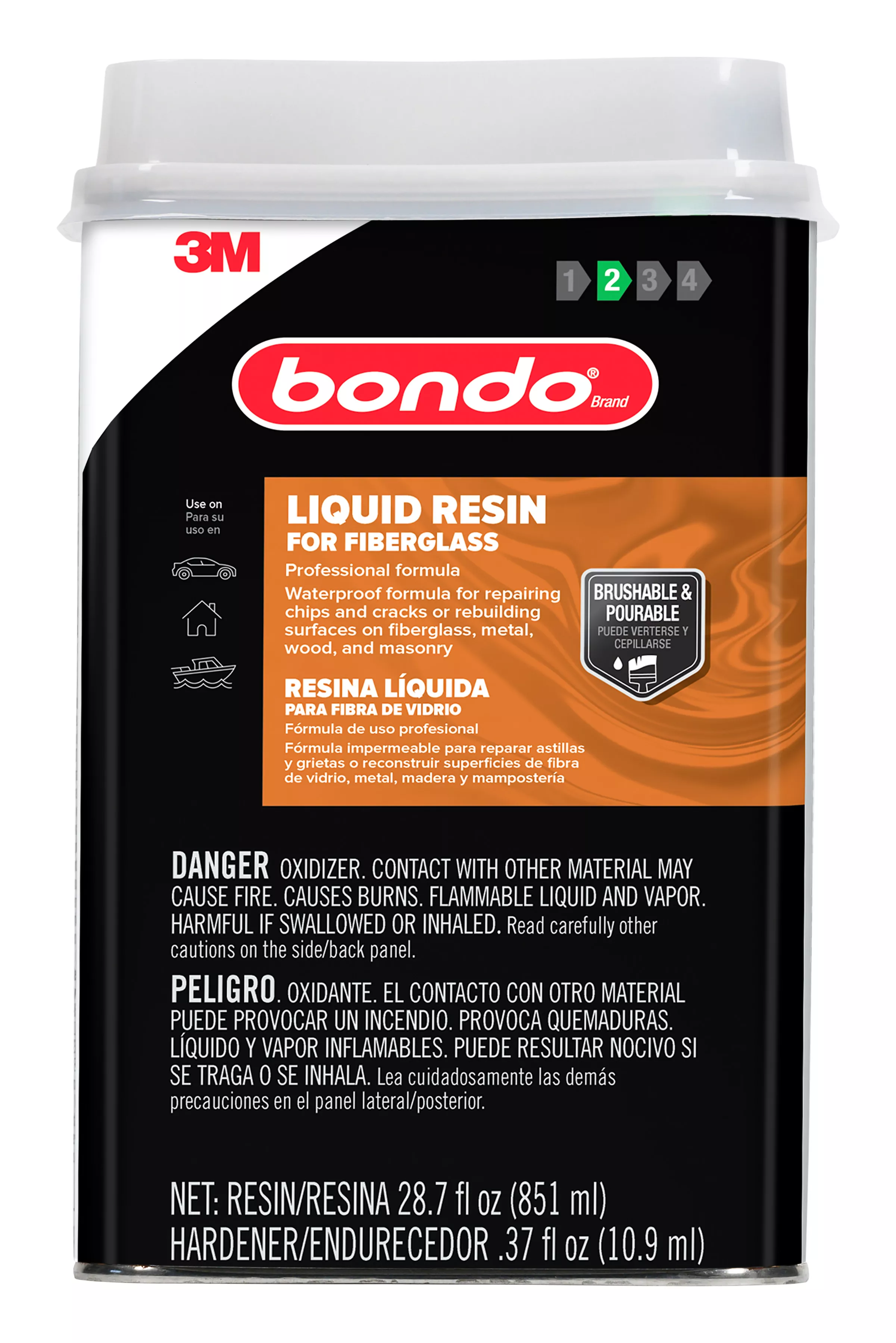 SKU 7010328016 | Bondo® Fiberglass Resin