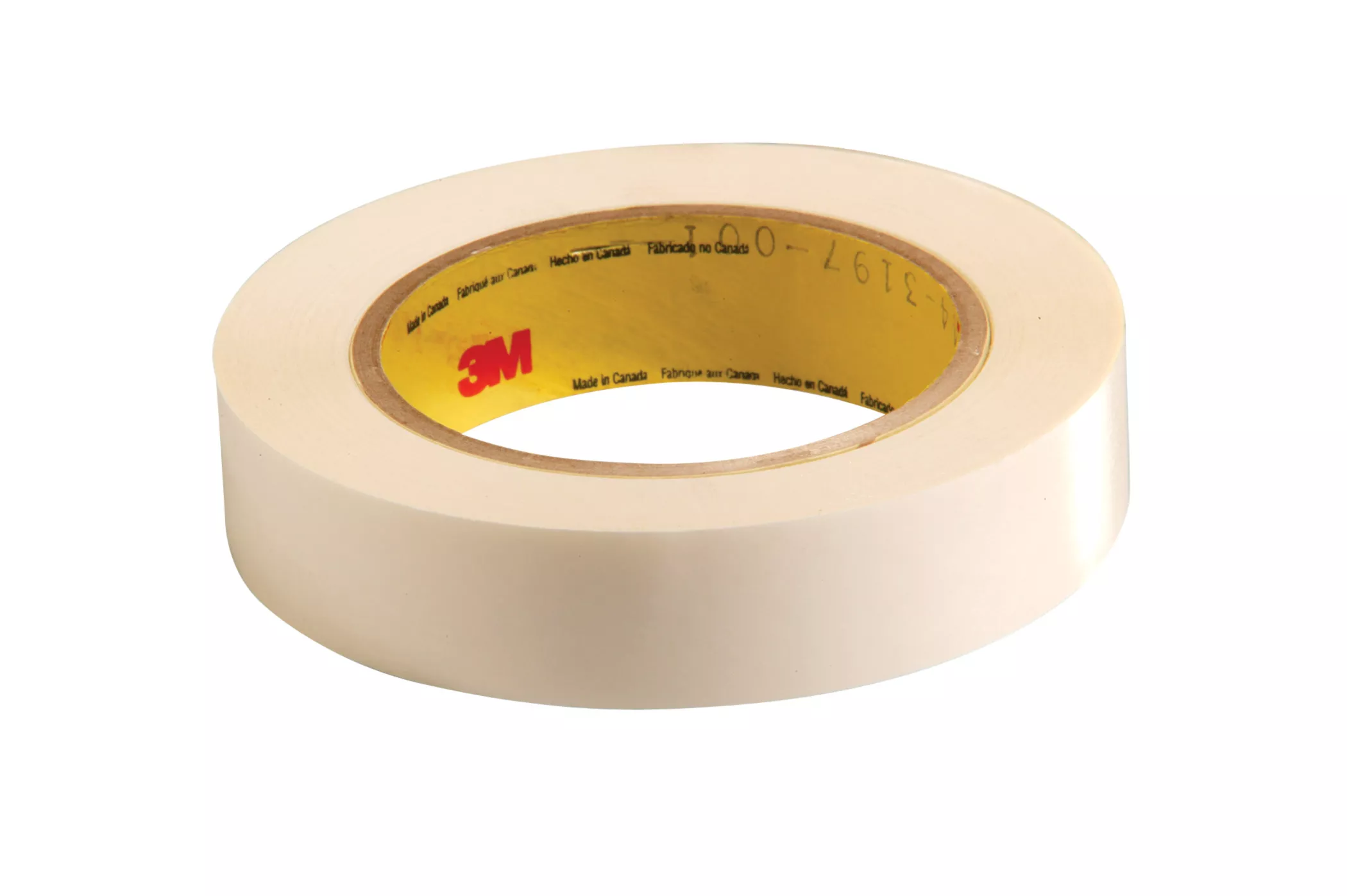 3M™ Double Coated Tape 444PC, Clear, 1 in x 36 yd, 3.9 mil, 36 Roll/Case