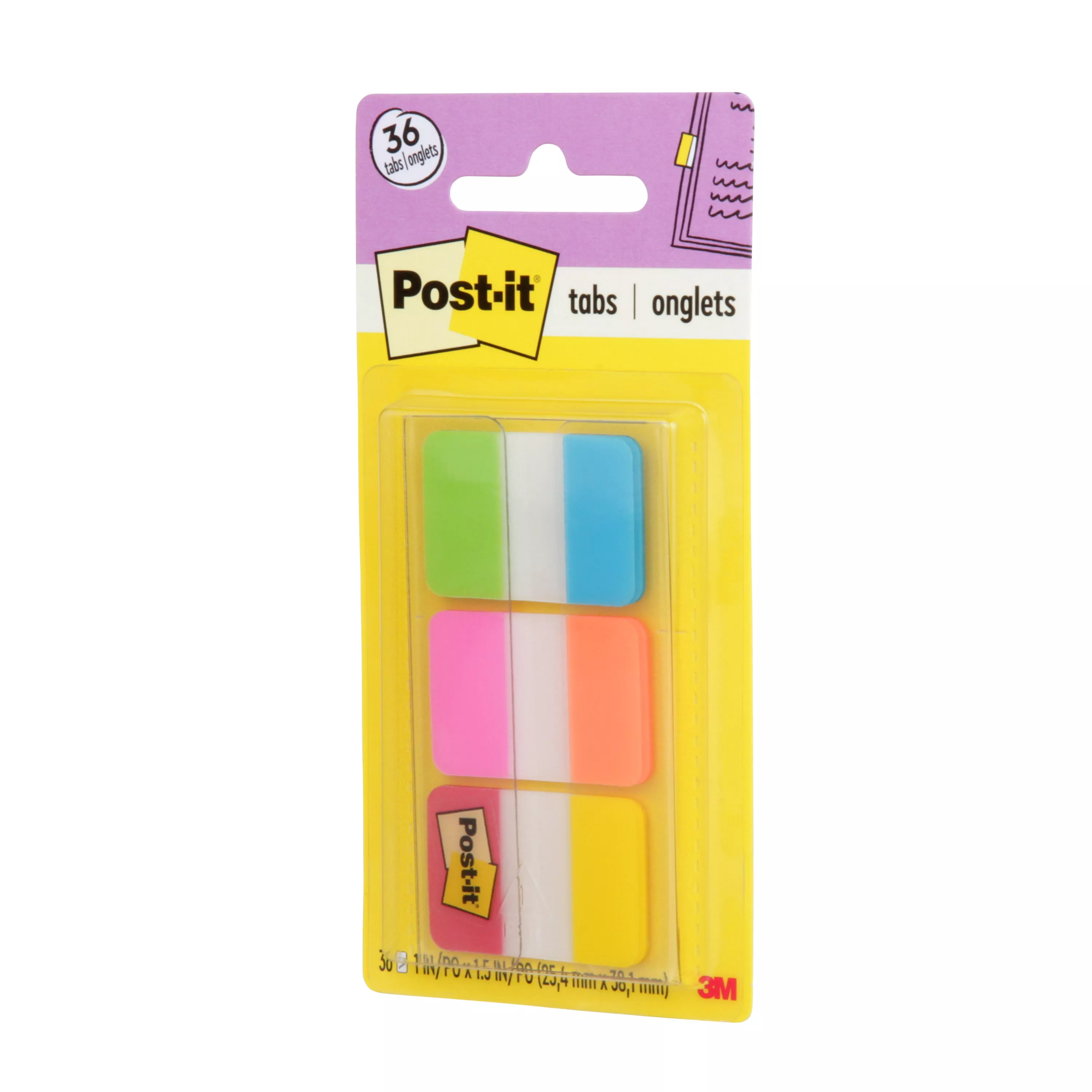 Product Number 686-ALOPRYT | Post-it® Tabs 686-ALOPRYT