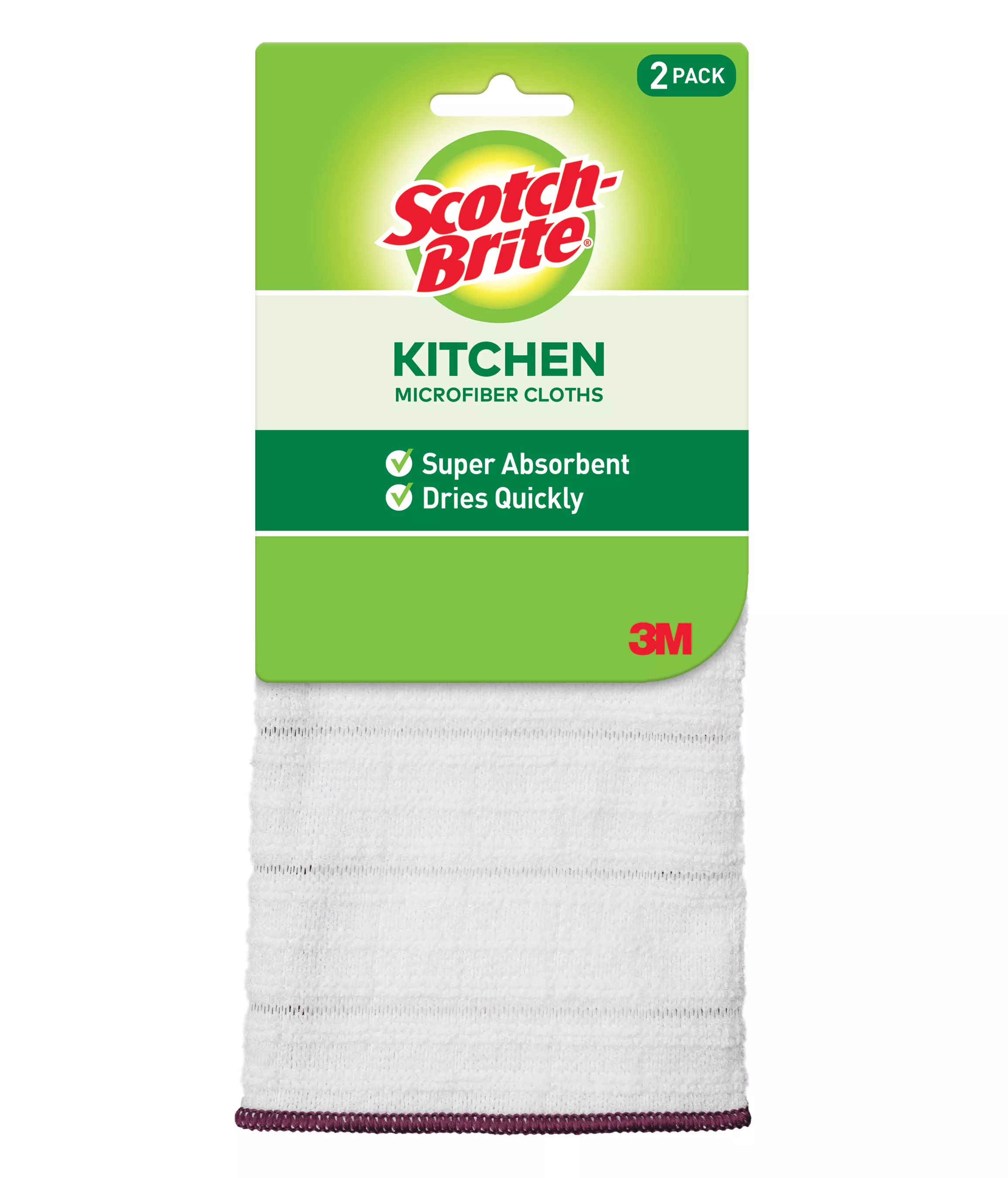 Scotch-Brite® Microfiber Kitchen Cloths 2-pk 9032-2,12/2