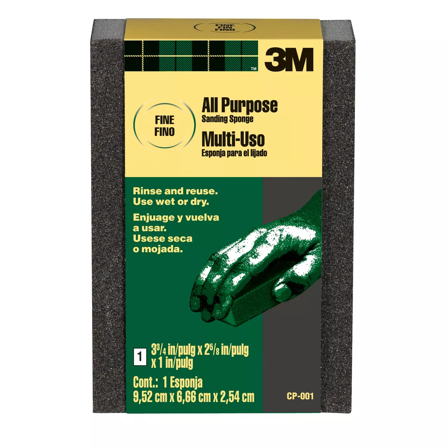 SKU 7100245164 | 3M™ General Purpose Sanding Sponge CP-001A