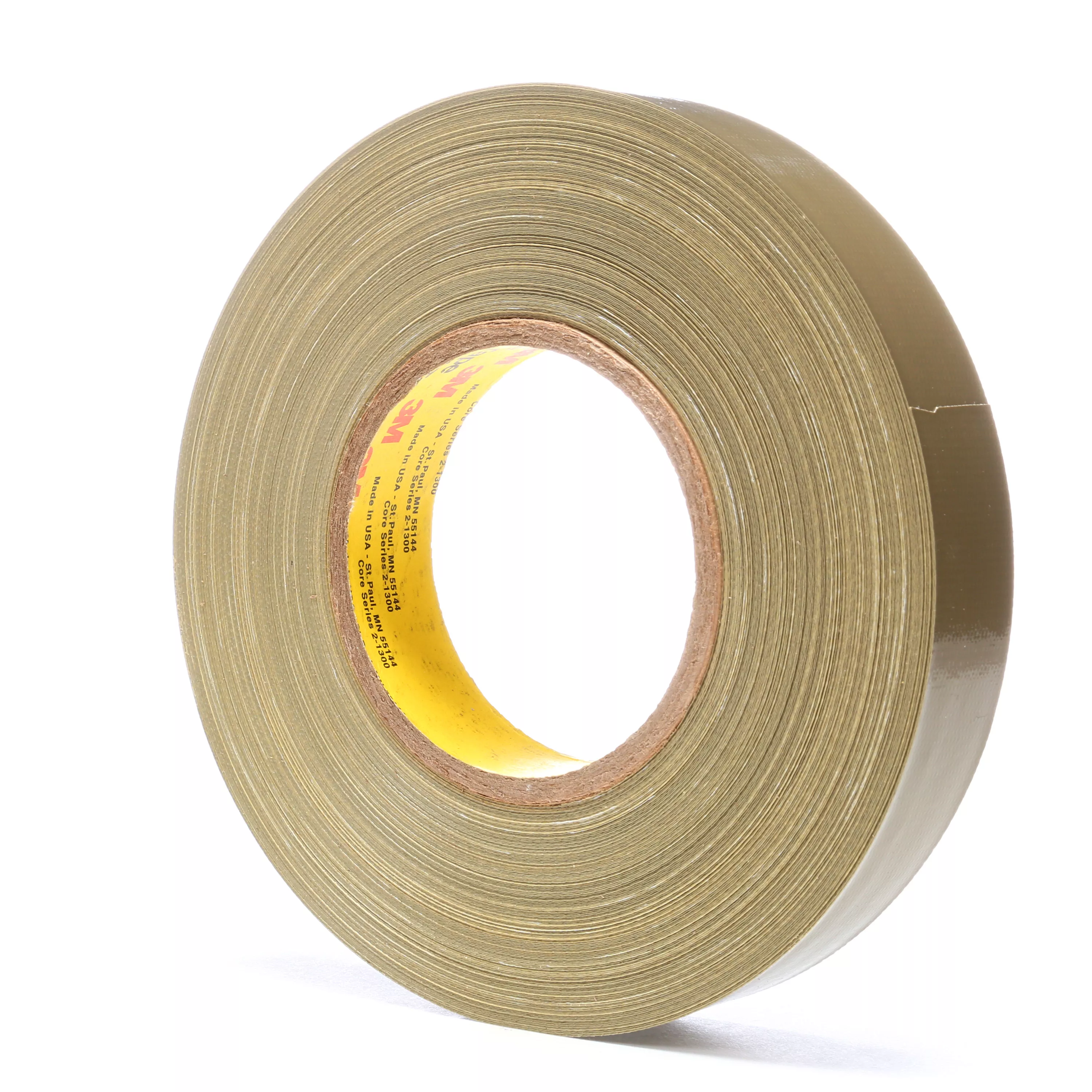 Scotch® Polyethylene Coated Cloth Tape 390, Olive, 1 in x 60 yd, 11.7
mil, 36/Case