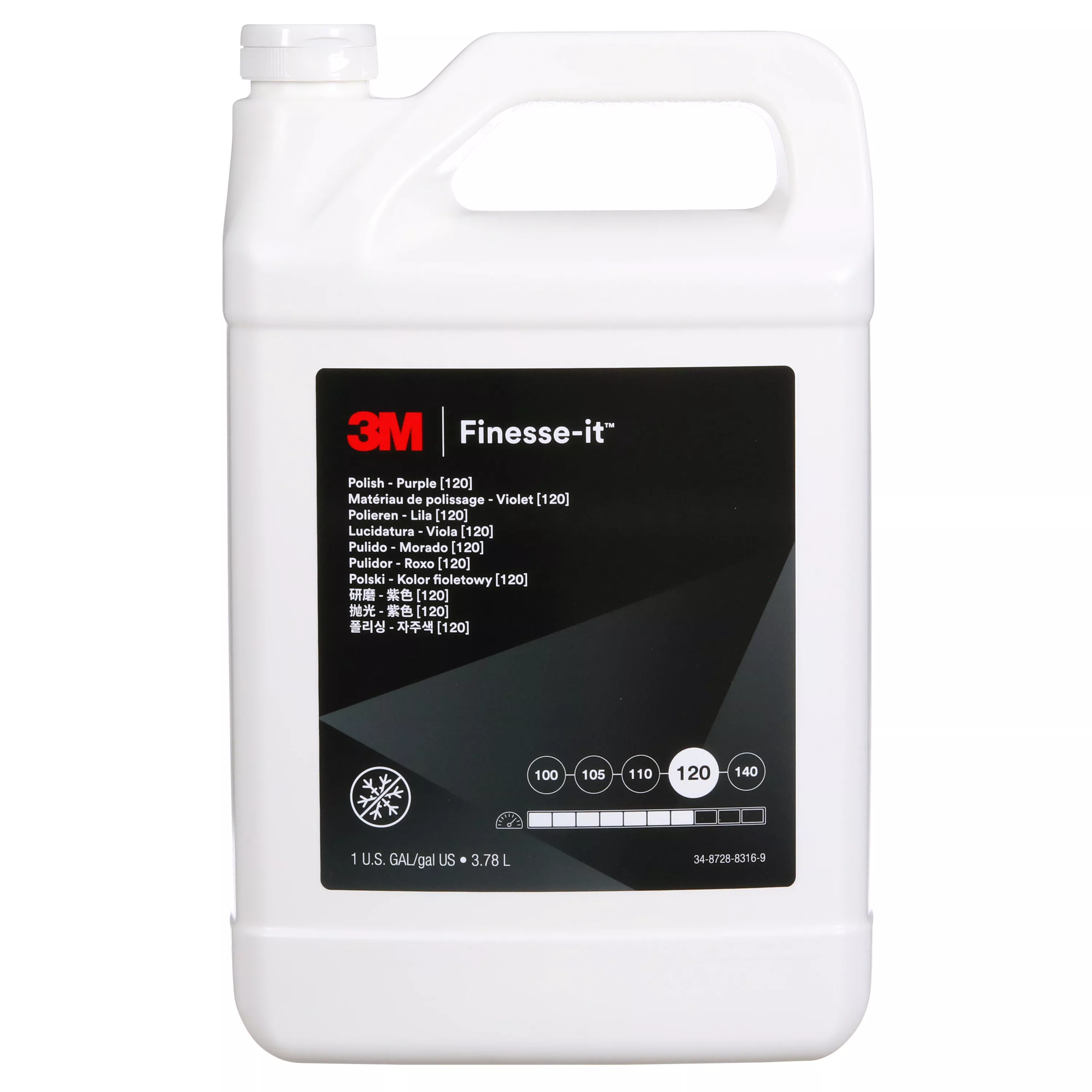 3M™ Finesse-it™ Polish Standard Series, 51056, Purple (120), 3.785 Liter
(1 US Gallon), 4 ea/Case