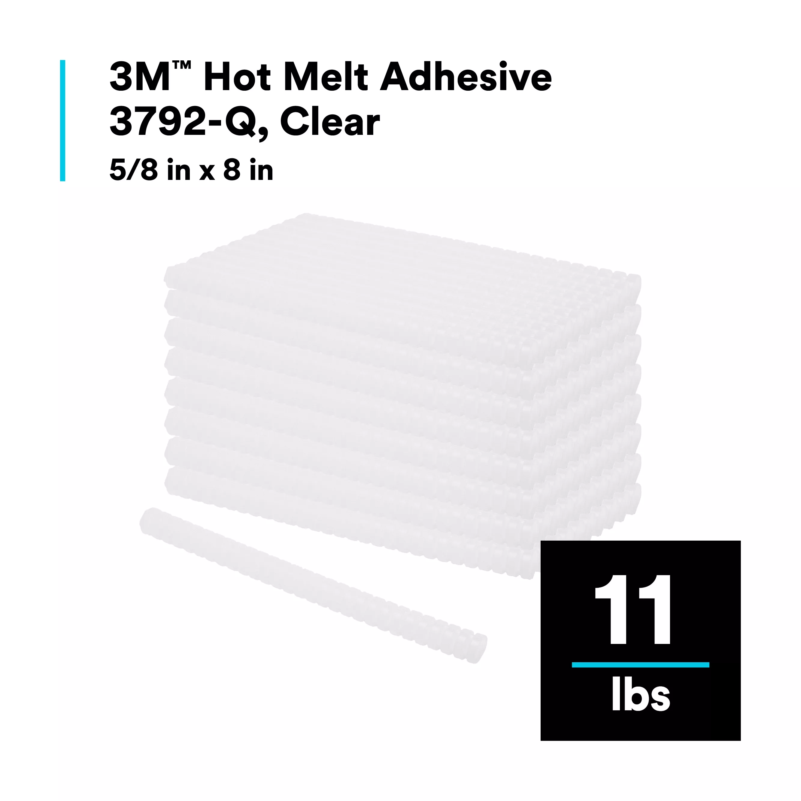 SKU 7000000891 | 3M™ Hot Melt Adhesive 3792Q