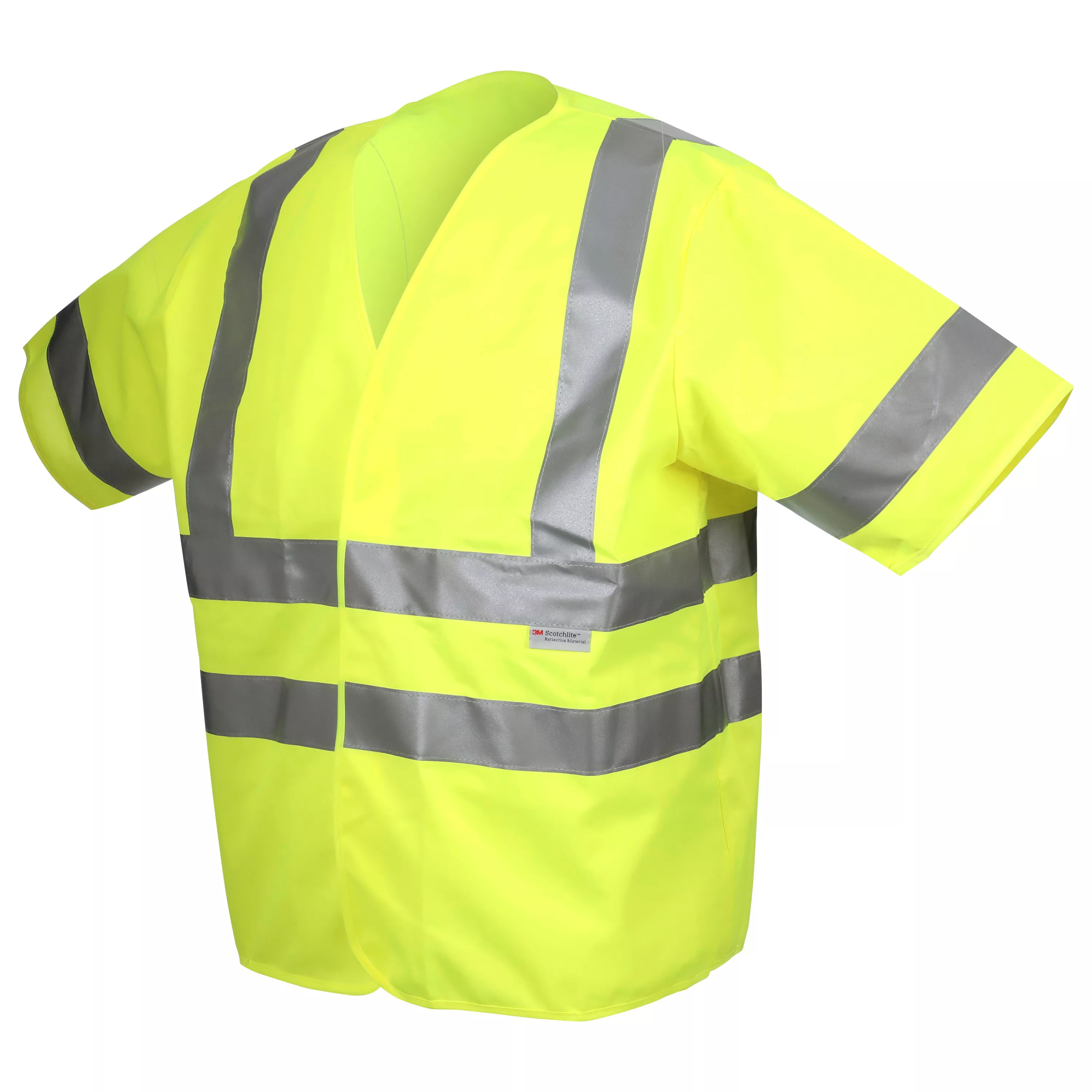 Product Number 94900H1-DC-PS | 3M™ Reflective Vest Short Sleeve Construction Safety Vest– Class 3