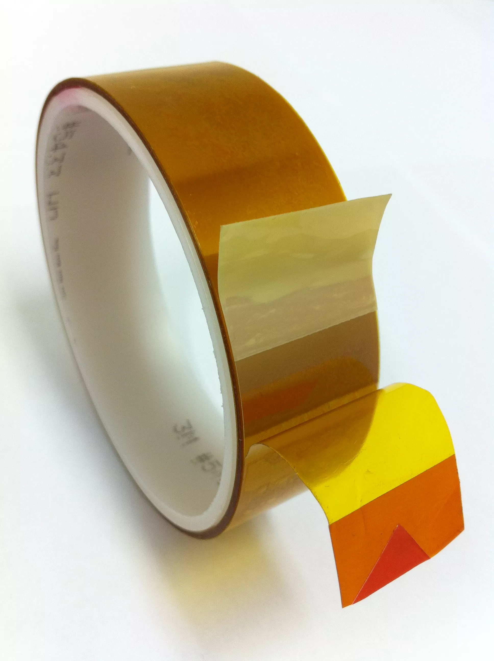 3M™ Linered Low-Static Polyimide Film Tape 5433 Amber, 12 in x 36 yds x
2.7 mil, 1/Case, Bulk