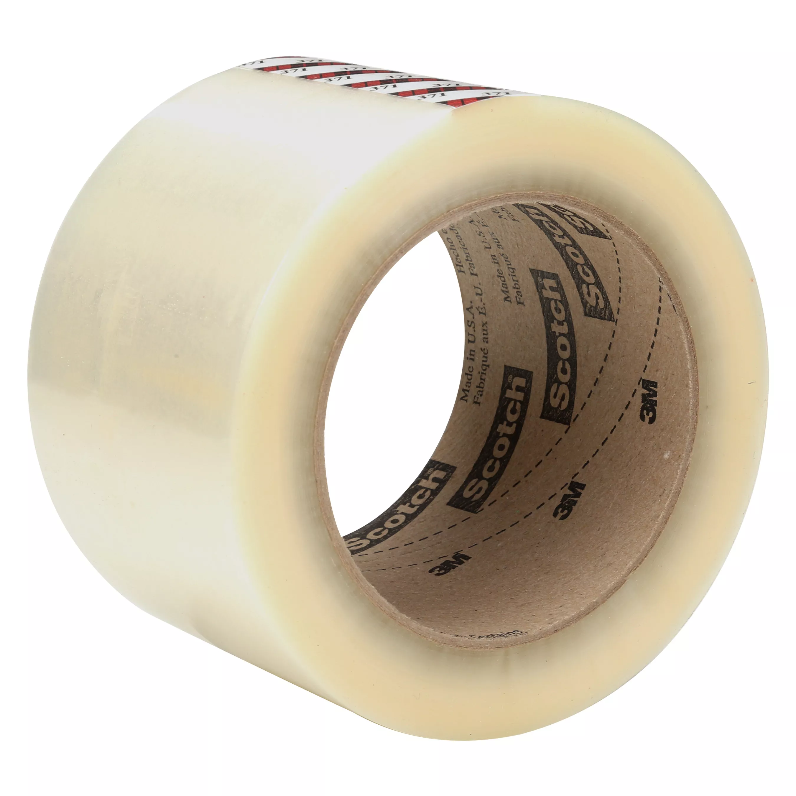 Scotch® Custom Printed Box Sealing Tape 371CP, Clear, 48 mm x 914 m,
6/Case