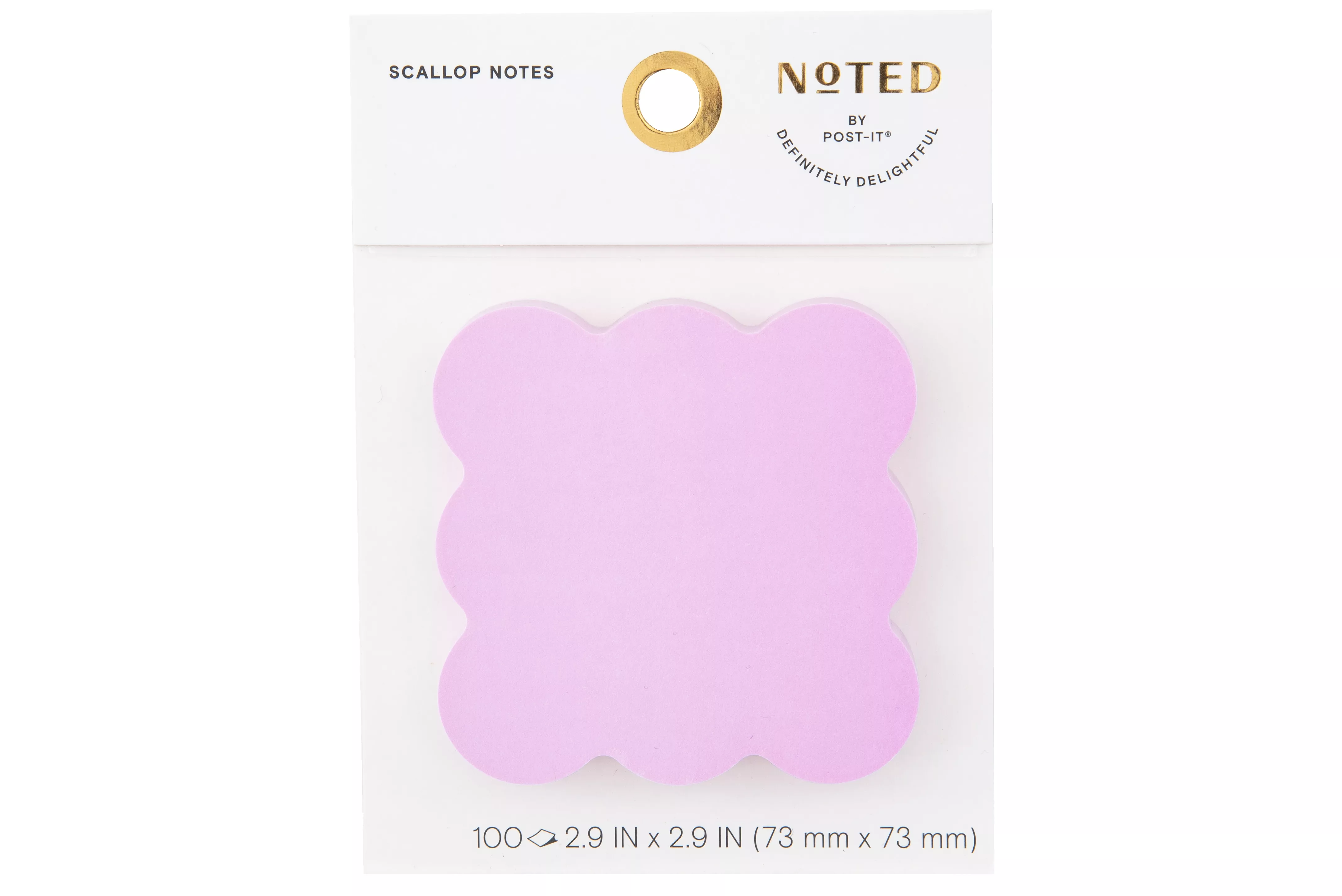 Post-it® Square Scallop Notes NTD8-33-1, 2.9 in x 2.8 in (73 mm x 71 mm)