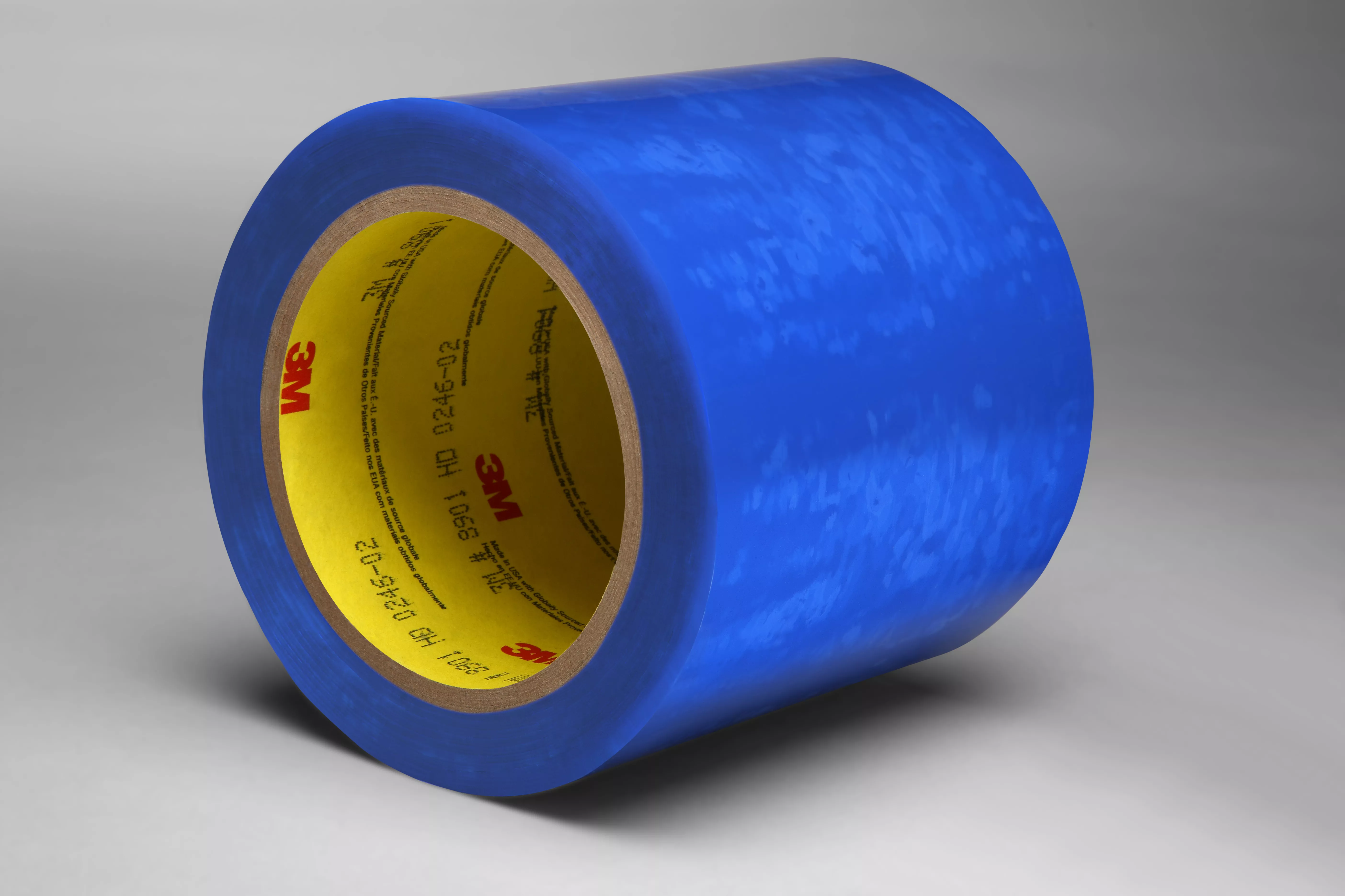 3M™ Polyester Tape 8901, Blue, 4 in x 72 yd, 0.9 mil, 8 Roll/Case