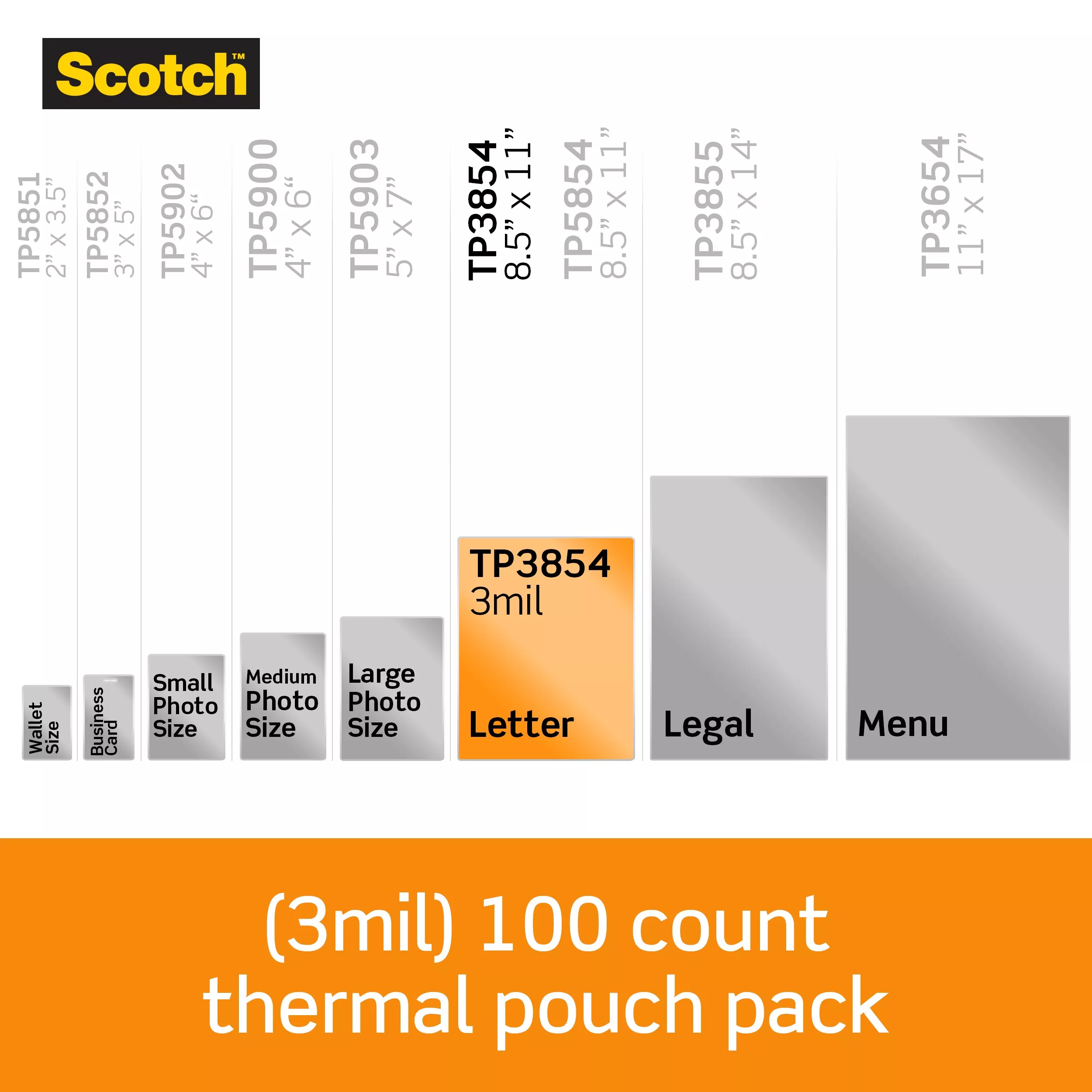 UPC 00689330137367 | Scotch™ Thermal Laminating Pouches TP3854-100EF