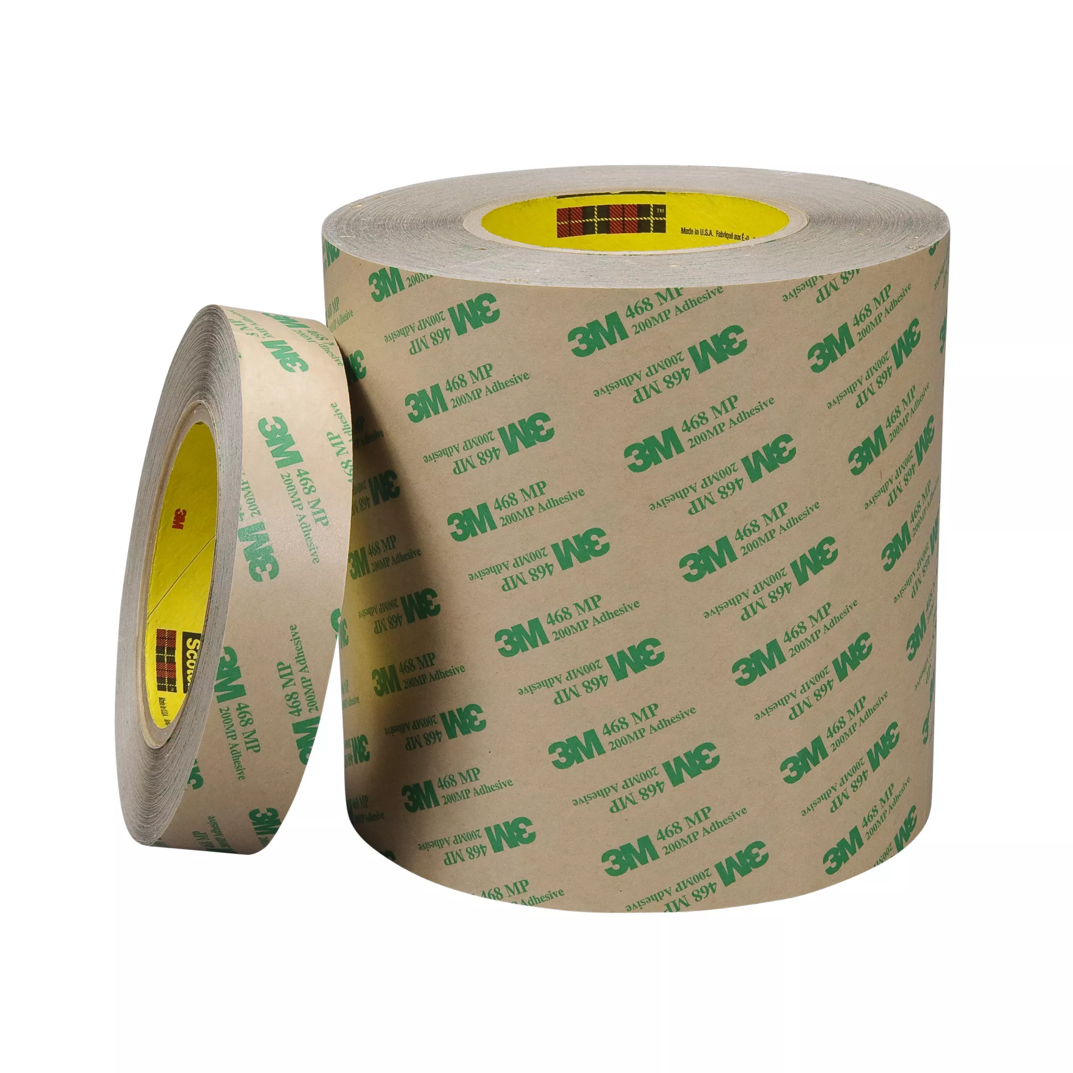 3M™ Adhesive Transfer Tape 468MP, Clear, 48 in x 120 yd, 5 mil, 1 roll
per case