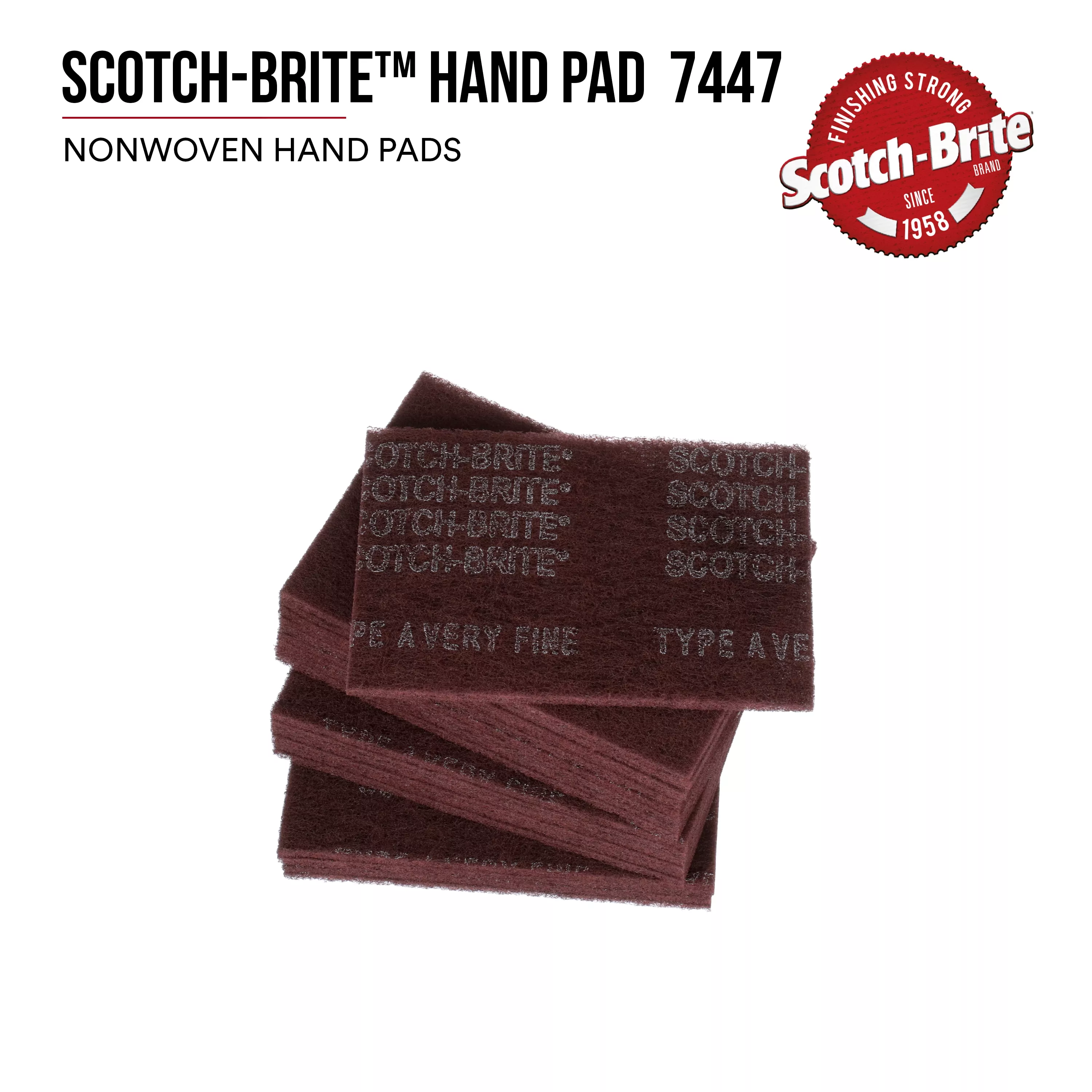 SKU 7010366612 | Scotch-Brite™ Hand Pad 7447