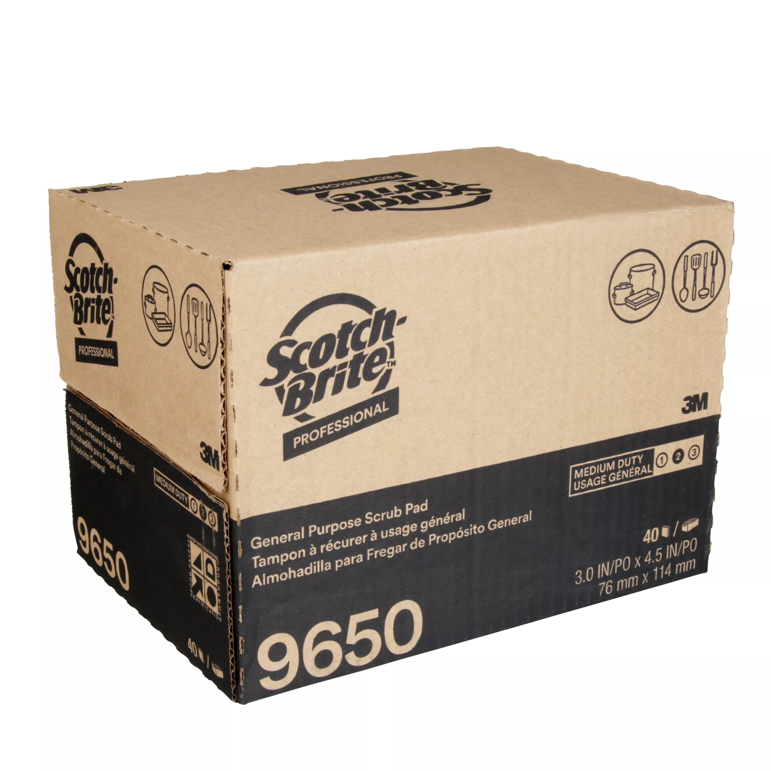 SKU 7000052522 | Scotch-Brite™ General Purpose Scrub Pad 9650