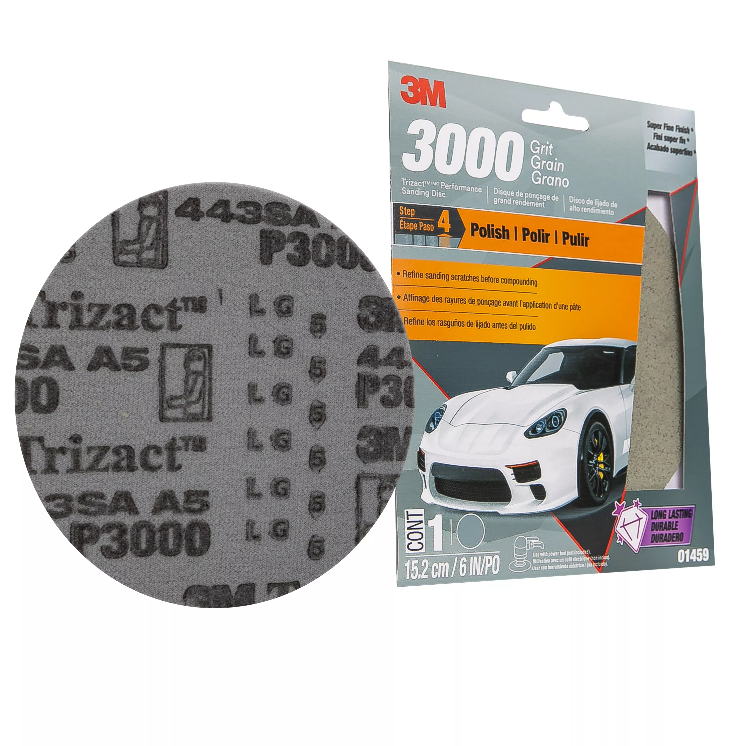 Product Number 01459 | 3M™ Trizact™ Performance Sanding Disc