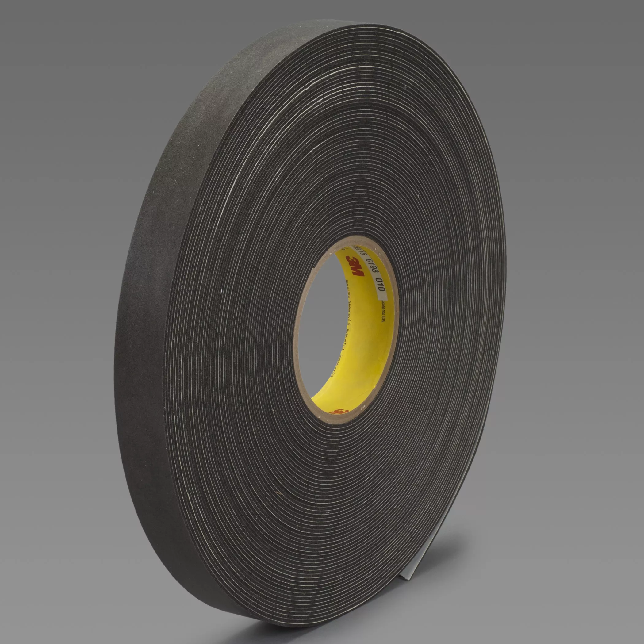 3M™ Vinyl Foam Tape 4726, Black, 14 in x 36 yd, 62 mil, 1 Roll/Case