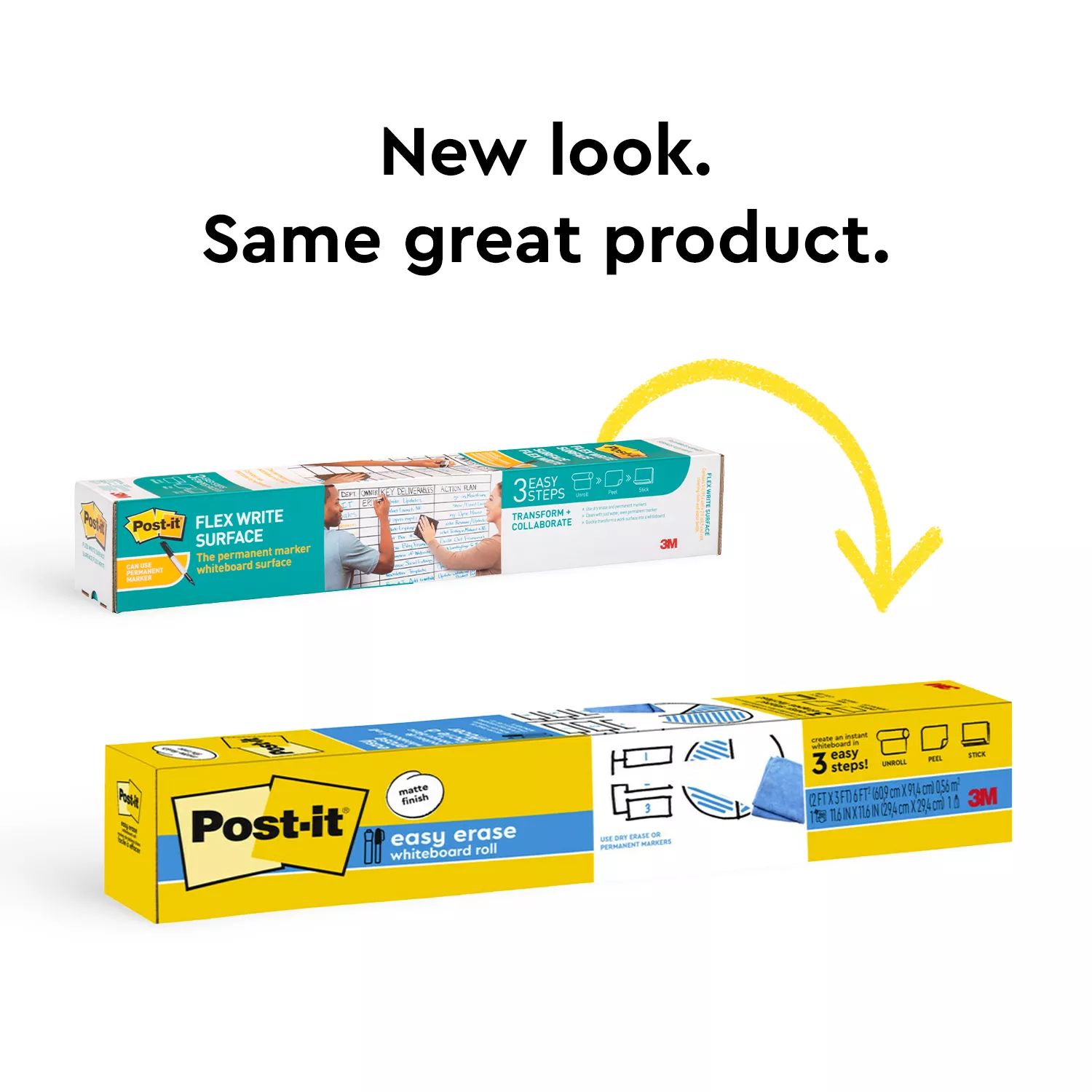 UPC 00638060276662 | Post-it® Easy Erase Whiteboard Roll EE50x4