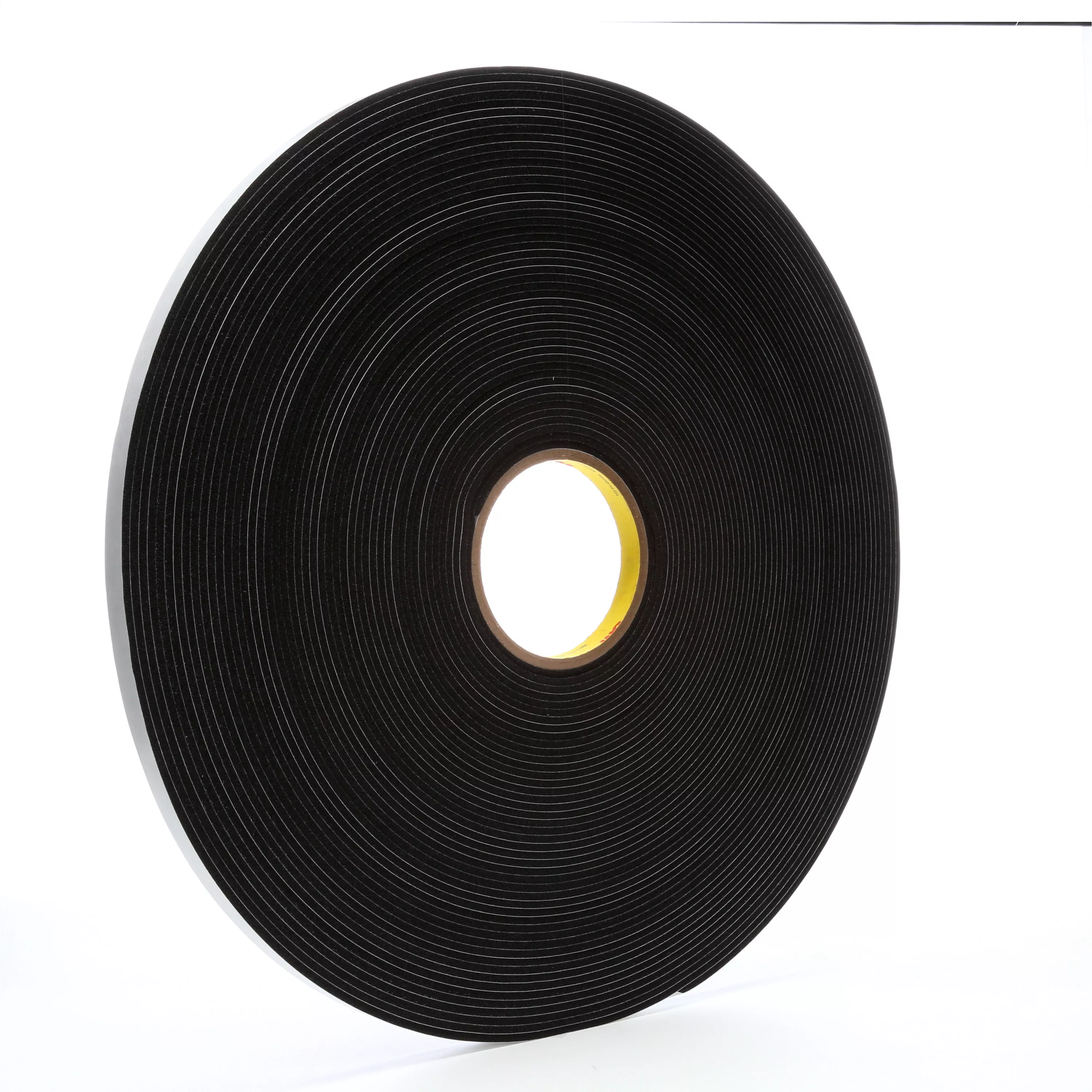 3M™ Vinyl Foam Tape 4508, Black, 1/2 in x 36 yd, 125 mil, 18 Roll/Case