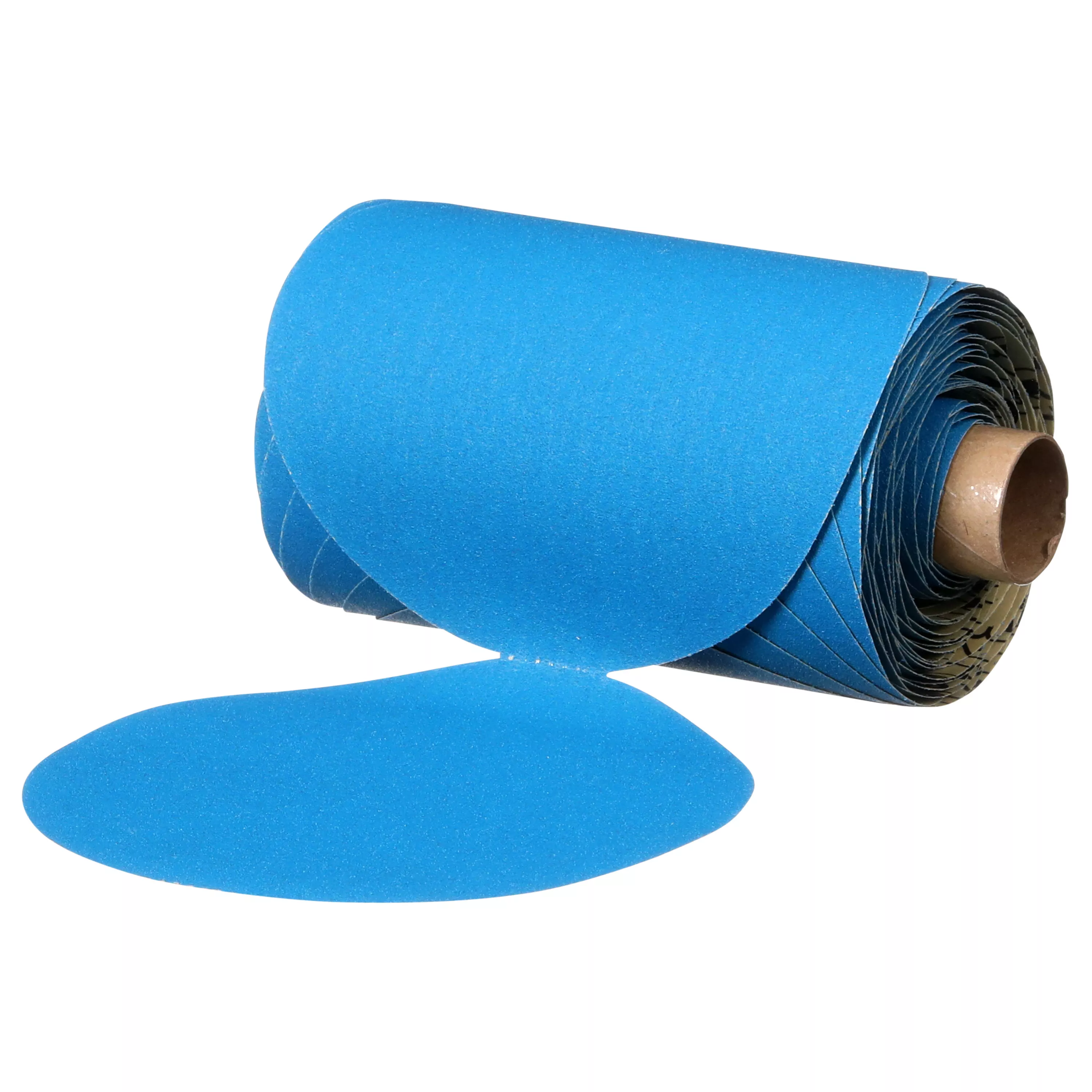 3M™ Stikit™ Blue Abrasive Disc Roll, 36268, 5 in, 180 grade, No Hole, 100 discs per roll, 5 rolls per case