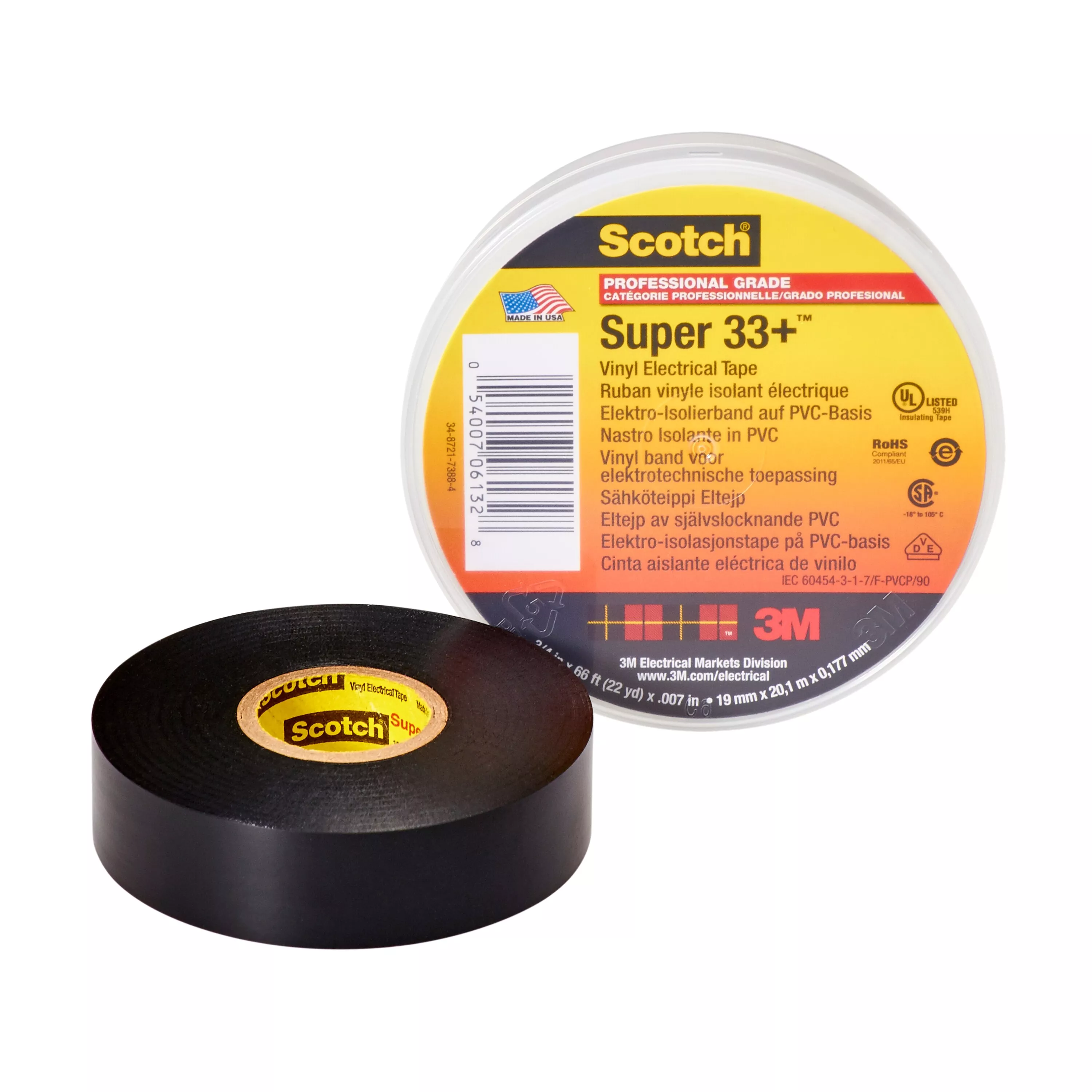 UPC 00054007061335 | Scotch® Super 33+ Vinyl Electrical Tape