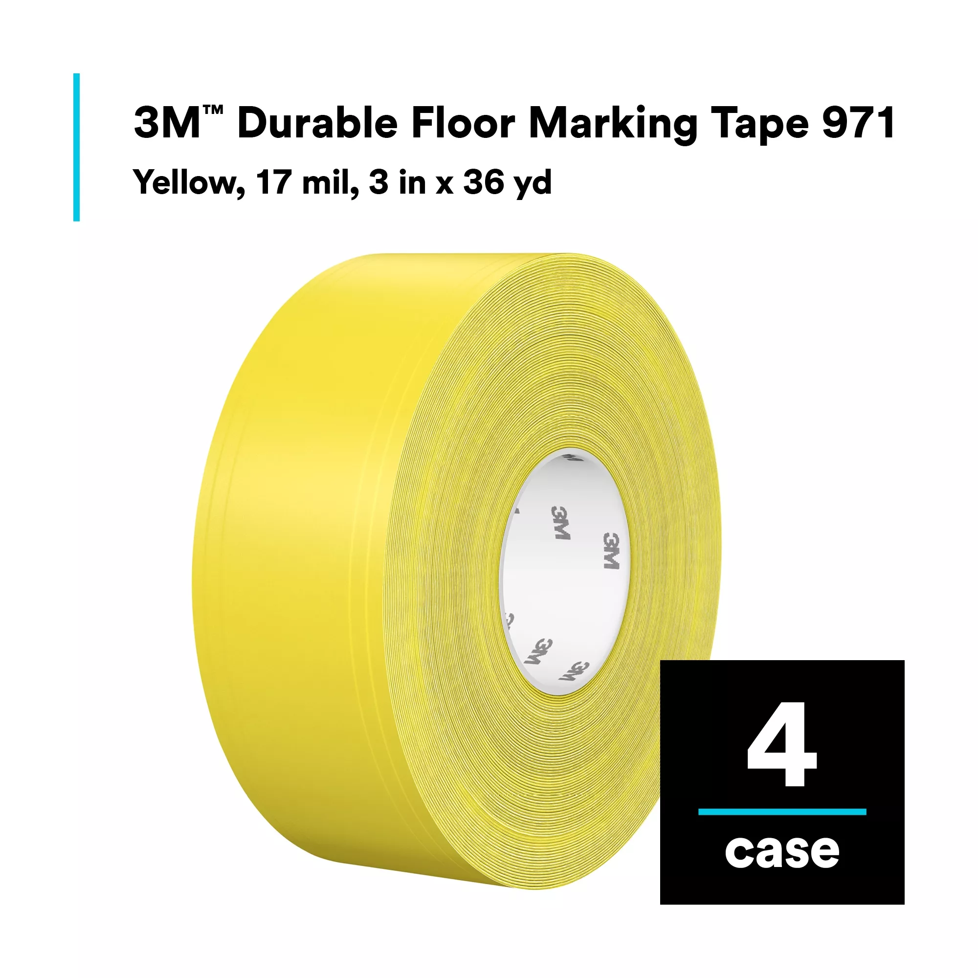 SKU 7100253513 | 3M™ Durable Floor Marking Tape 971