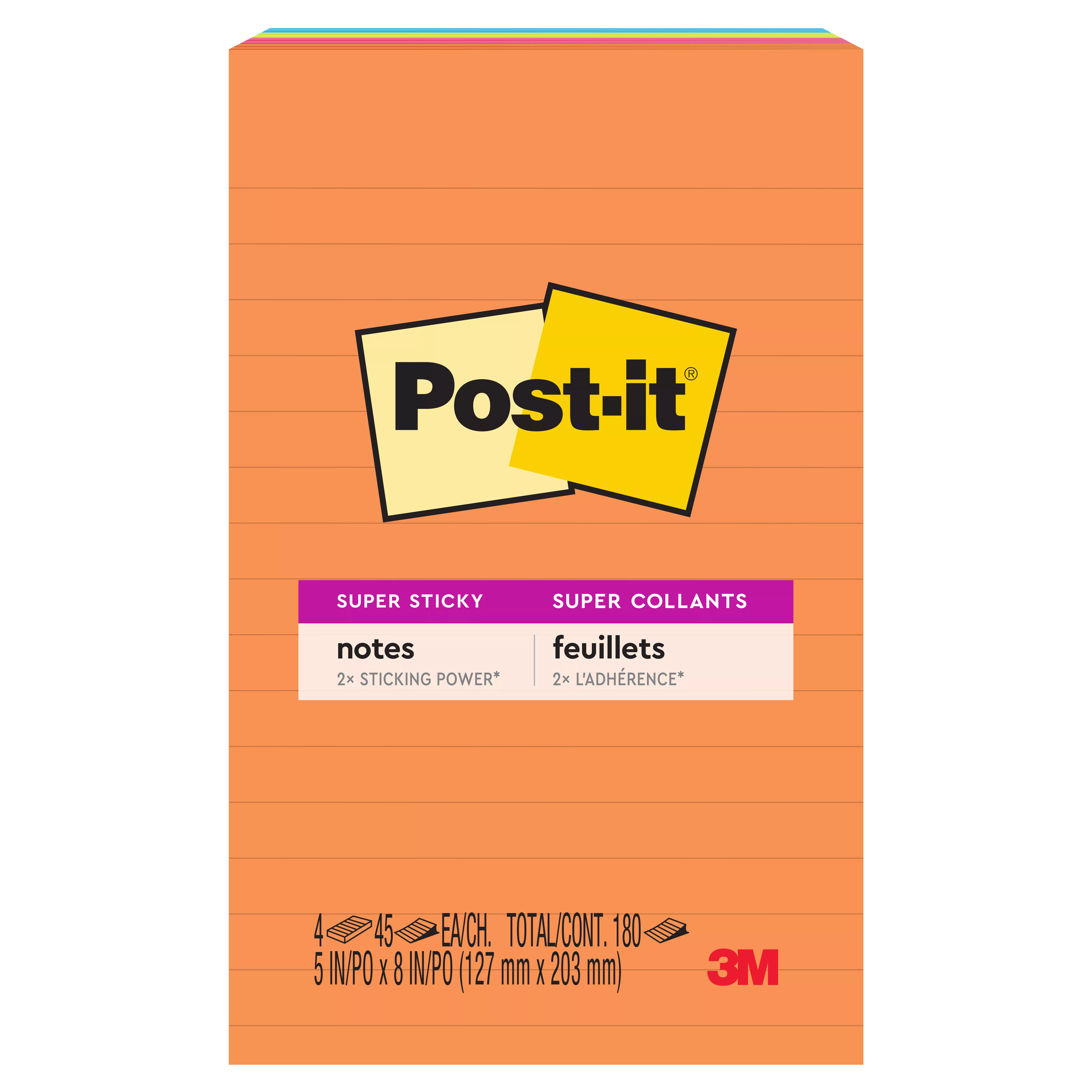 SKU 7010372287 | Post-it® Super Sticky Notes 5845-SSUC