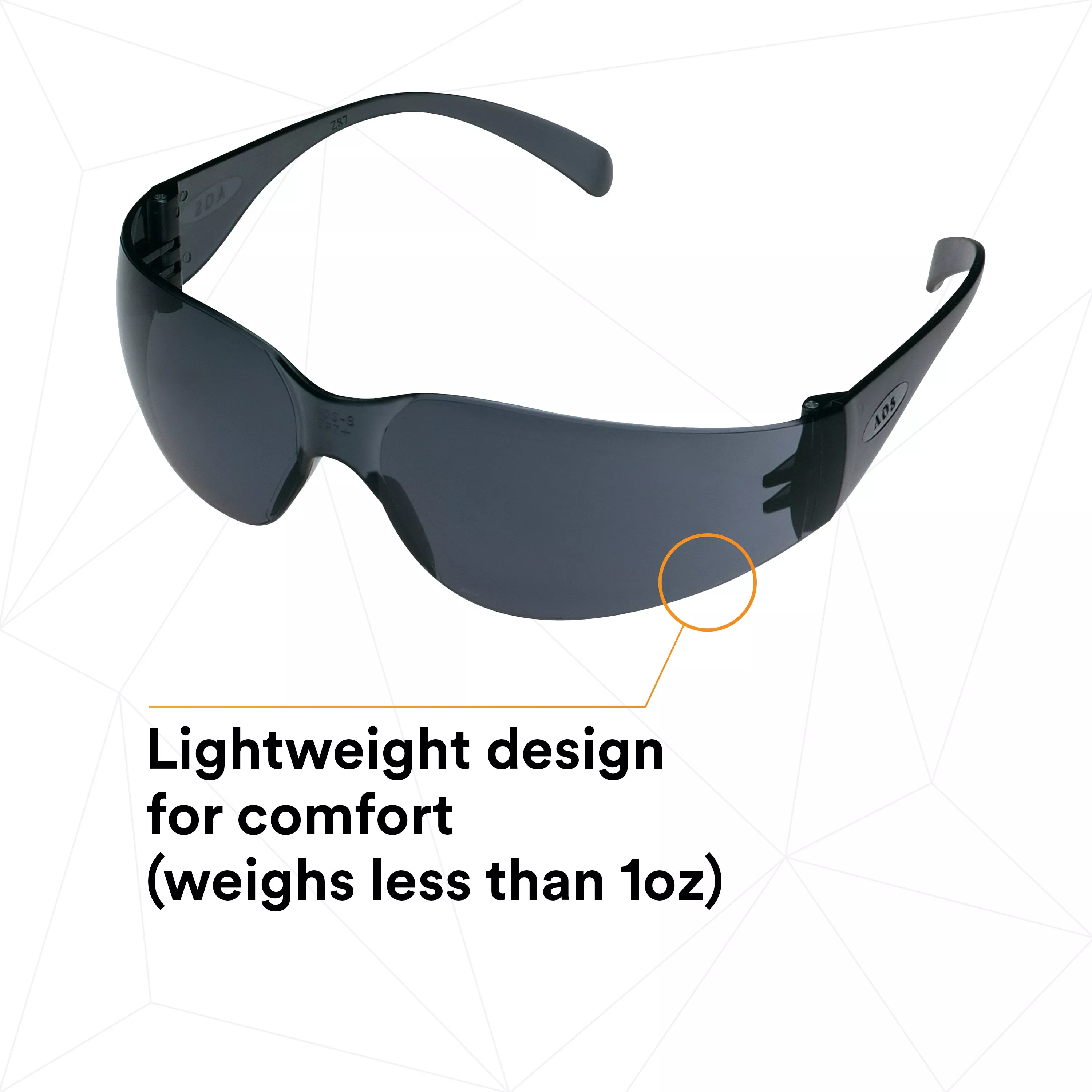 Product Number 11330-00000-20 | 3M™ Virtua™ Protective Eyewear 11330-00000-20 Gray Anti-Fog Lens