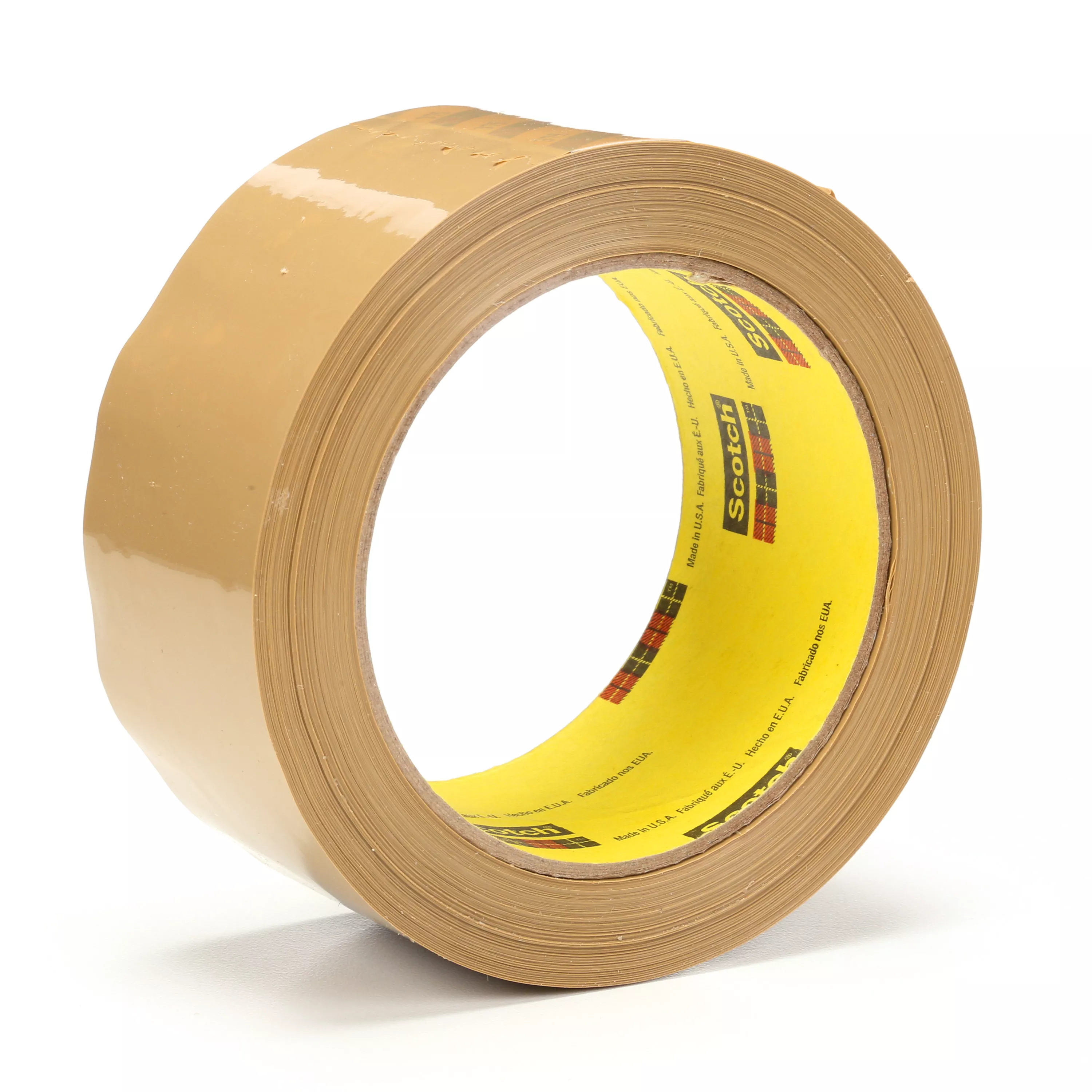 Scotch® Box Sealing Tape 375, Tan, 48 mm x 50 m, 36/Case