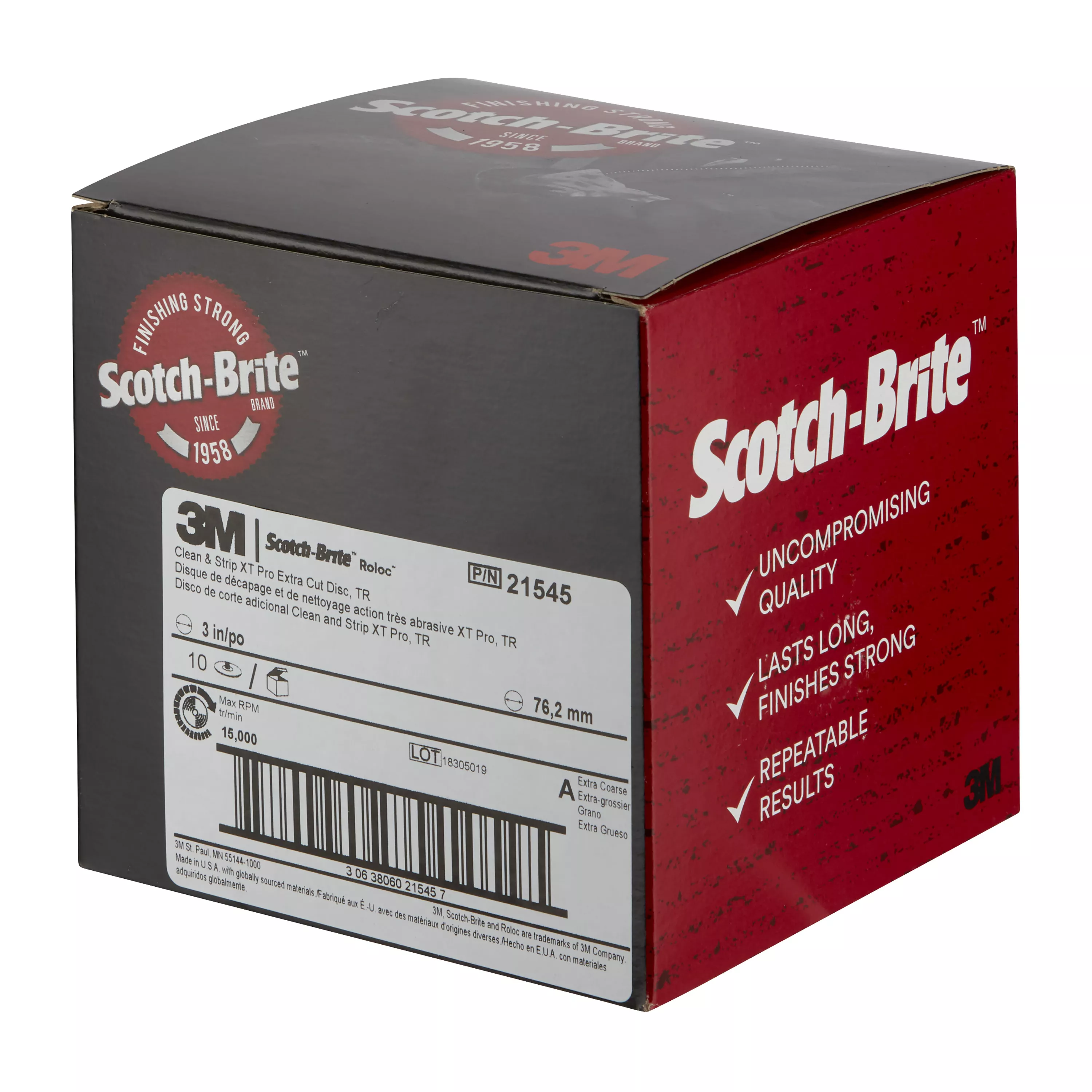 SKU 7100258624 | Scotch-Brite™ Roloc™ Clean and Strip XT Pro Extra Cut Disc