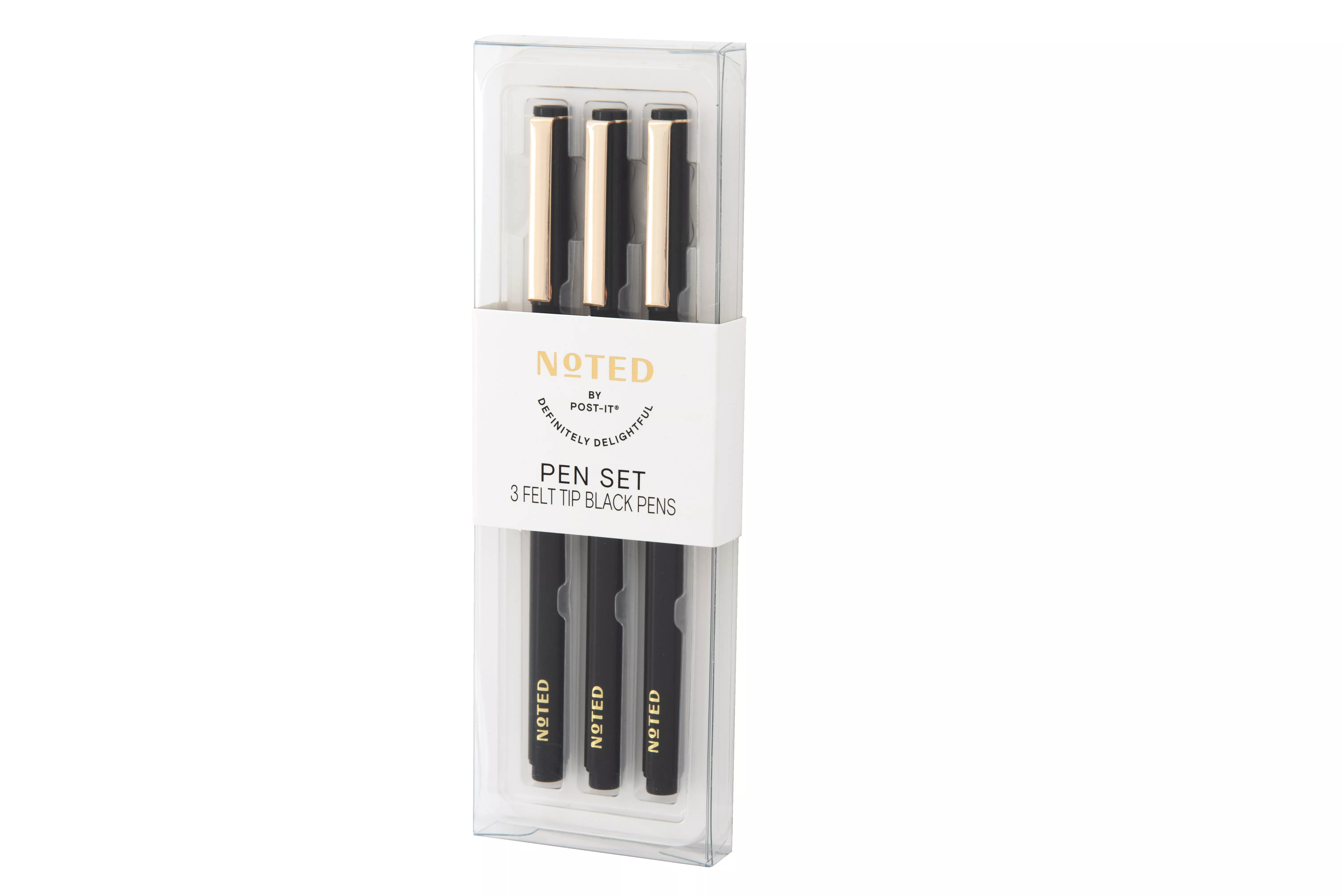 Product Number NTD8-PEN-BK | Post-it® 3pk Pens NTD8-PEN-BK