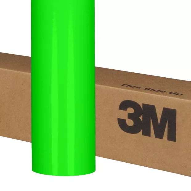 3M™ Scotchcal™ ElectroCut™ Graphic Film Series 7725SE-406, Fluorescent Green, 48 in x 50 yd