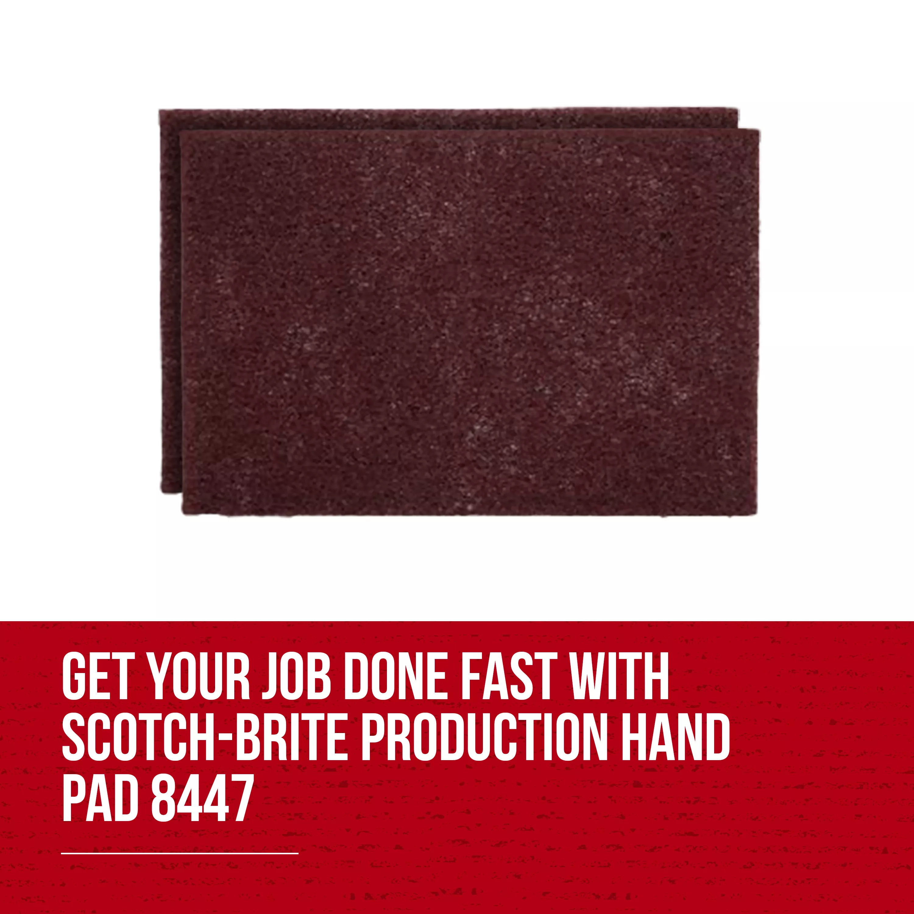 SKU 7000120942 | Scotch-Brite™ Production Hand Pad 8447