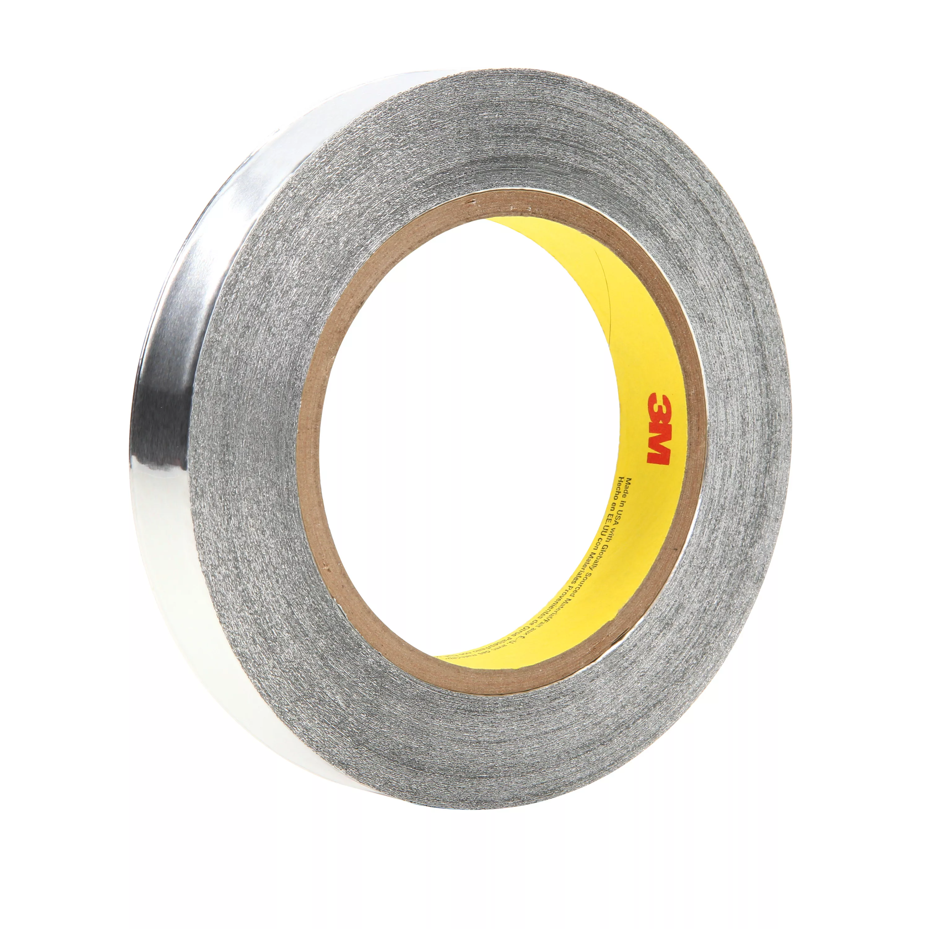 3M™ Aluminum Foil Tape 425 LT80, Silver, 3/4 in x 60 yd, 4.6 mil, 64
rolls per case