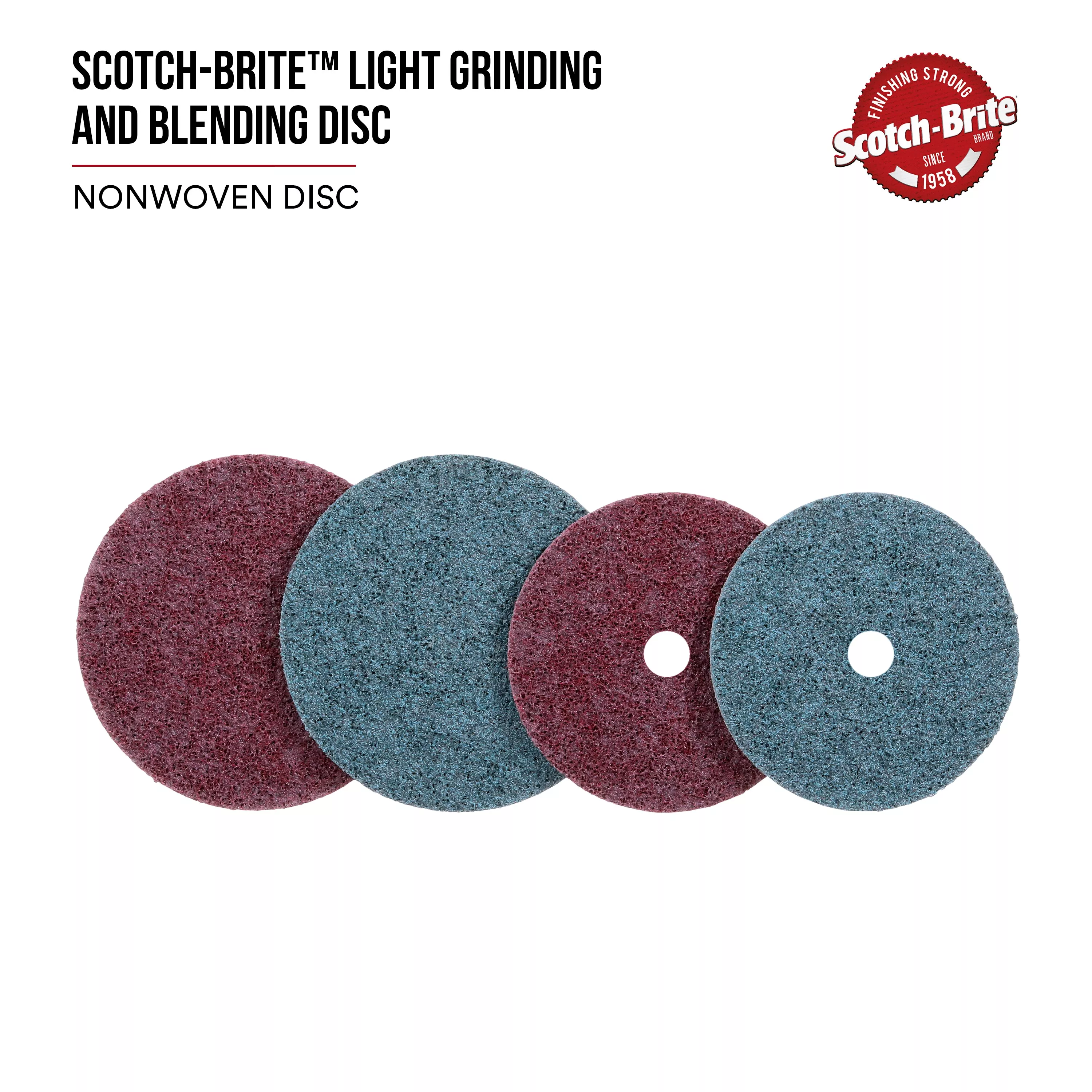 SKU 7000121112 | Scotch-Brite™ Light Grinding and Blending Disc