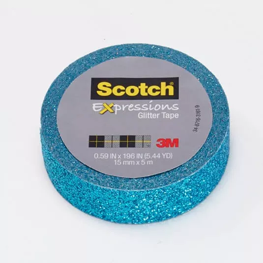 SKU 7100141130 | Scotch® Expressions Glitter Tape C514-BLU