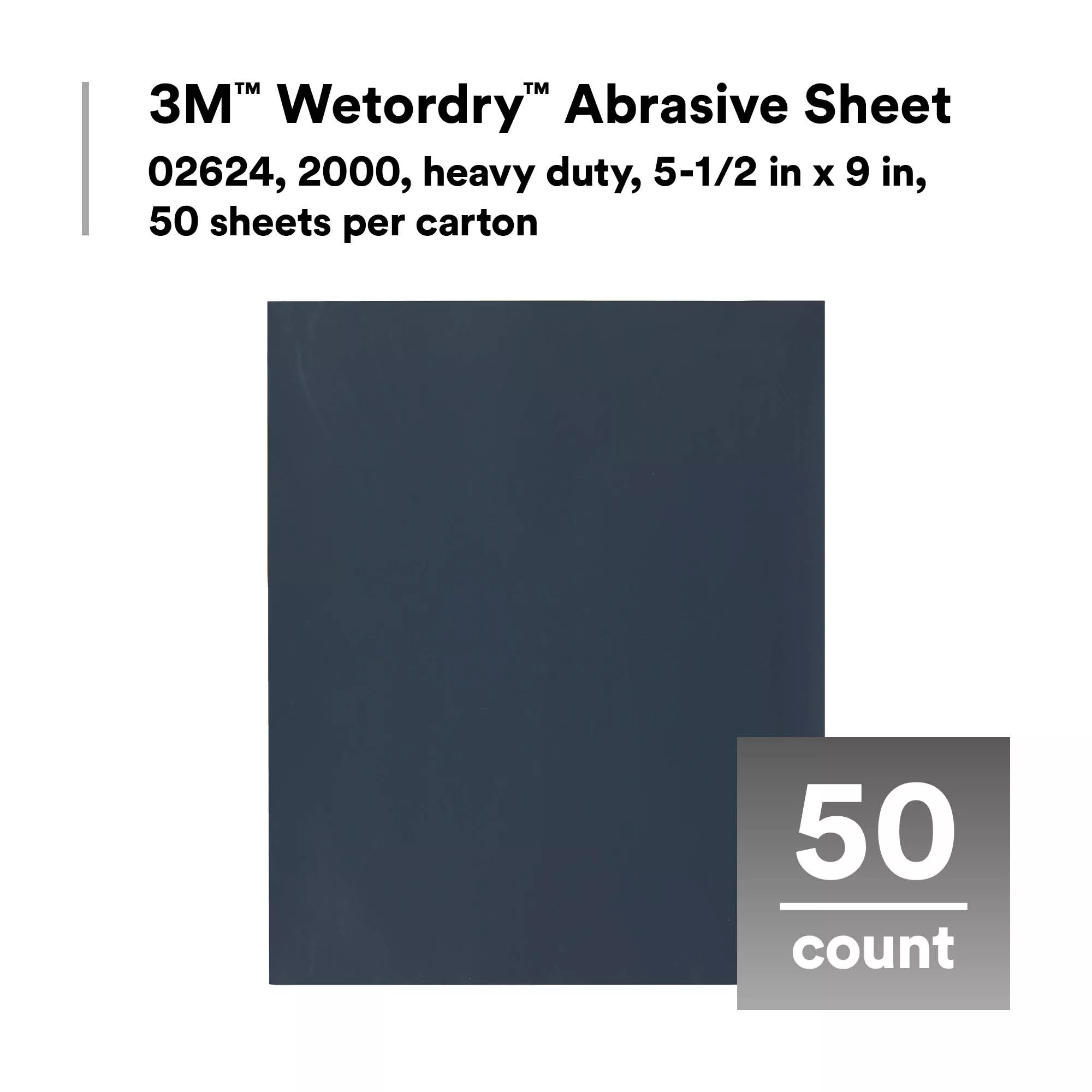 SKU 7000120122 | 3M™ Wetordry™ Abrasive Sheet
